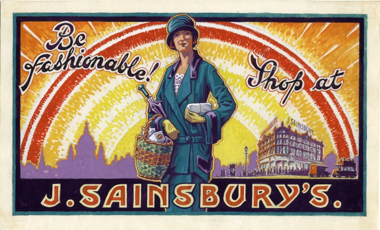 Sainsbury’s managed to capture the spirit of the times when it launched its cookbook series.  Photograph courtesy of The Sainsbury Archive/Museum of London Docklands.