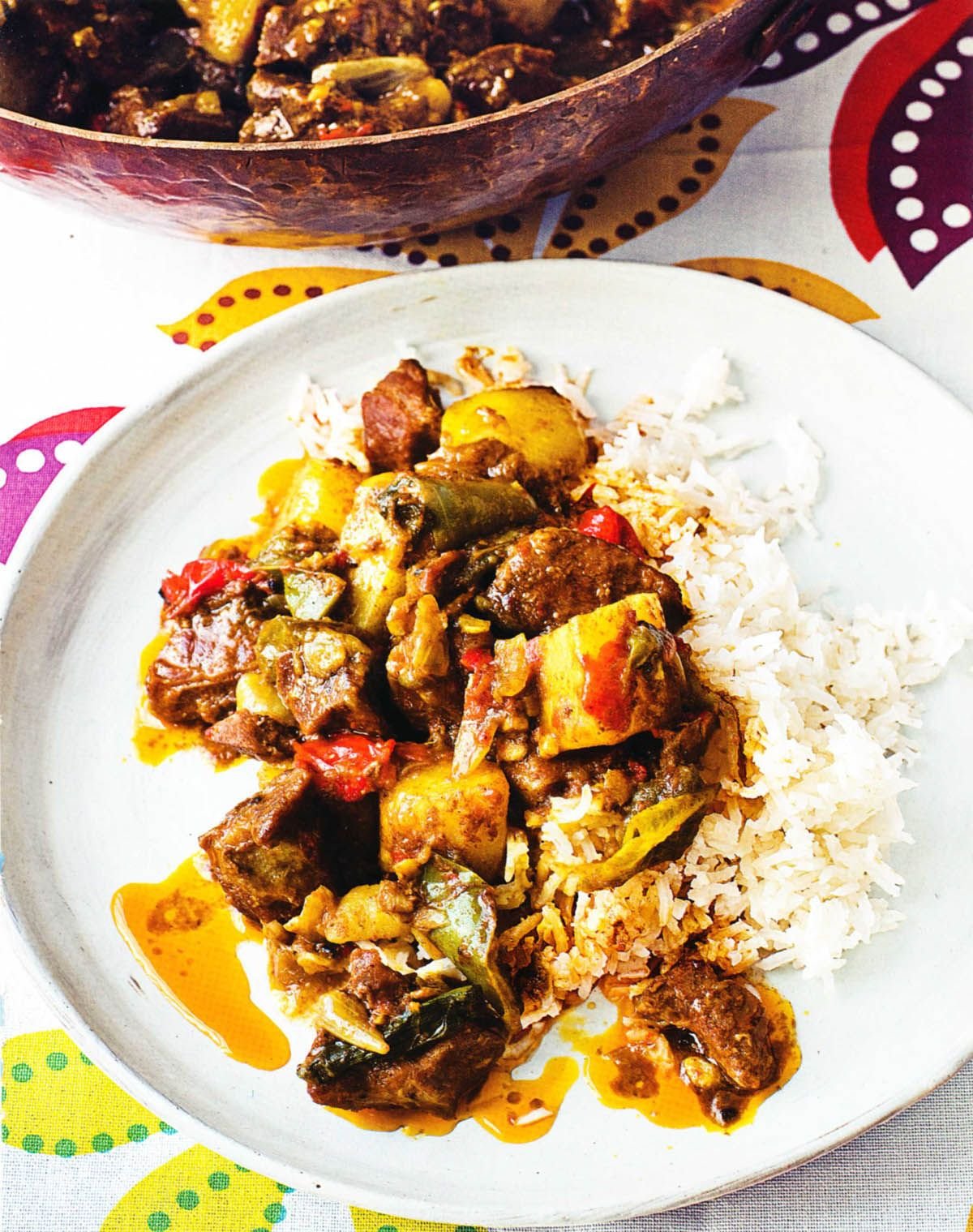 Caribbean goat curry
