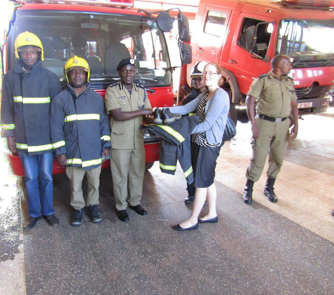 Firefighters for Christ (N.I.) provide Firefighting Uniforms for use in Uganda