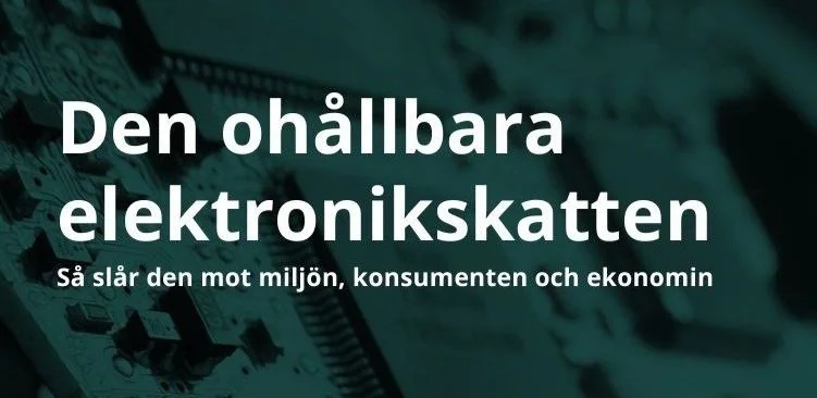 Den ohållbara elektronikskatten – Ny rapport