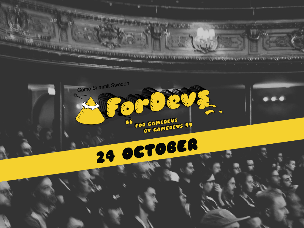 For Devs Oct 24th in Stockholm 