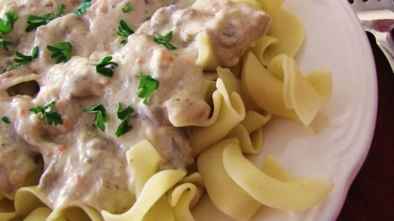 Beef or Chicken Stroganoff