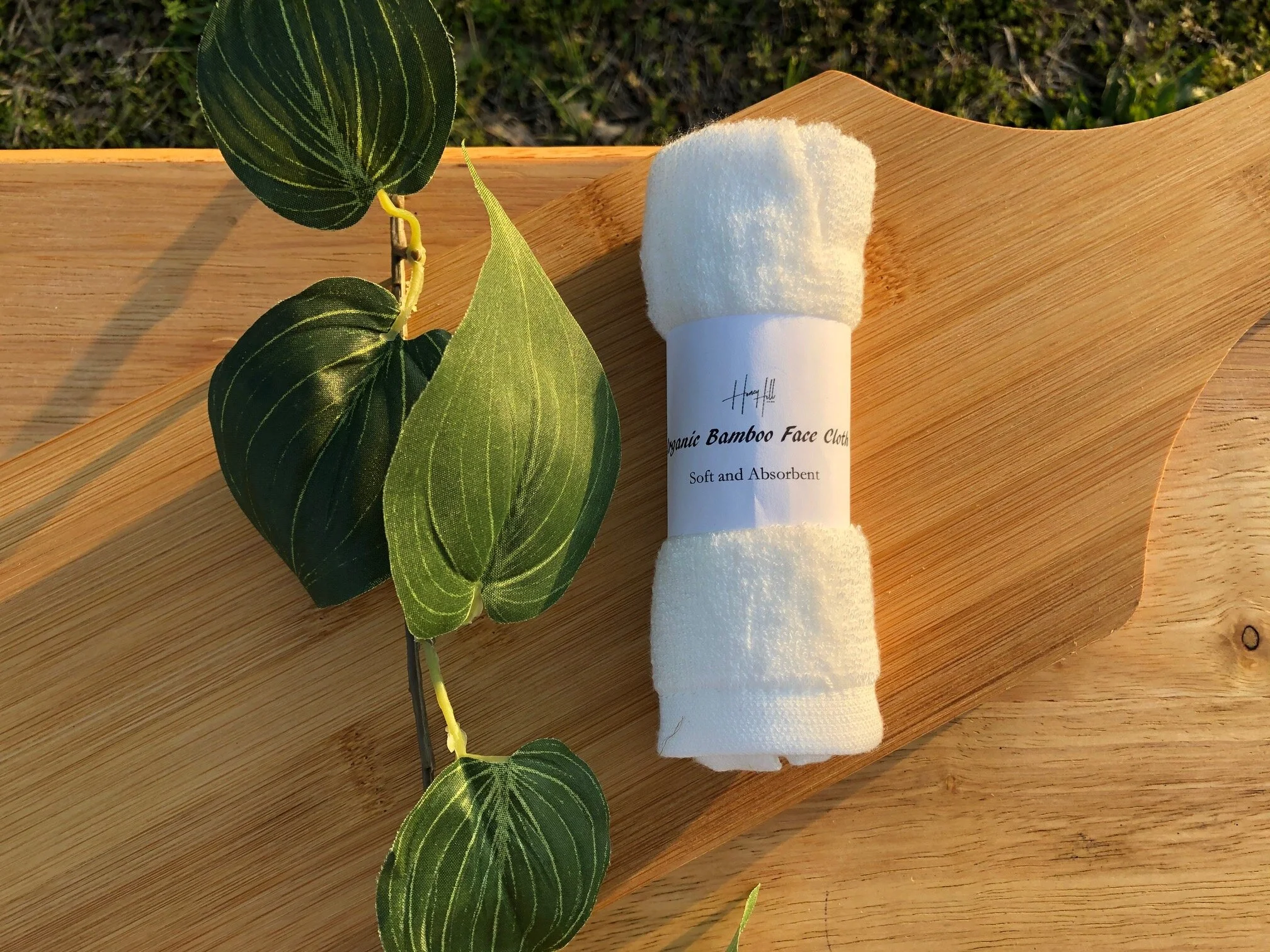 Organic Bamboo Face Cloth — Honey Hill Naturals, LLC l Laura B. Hill