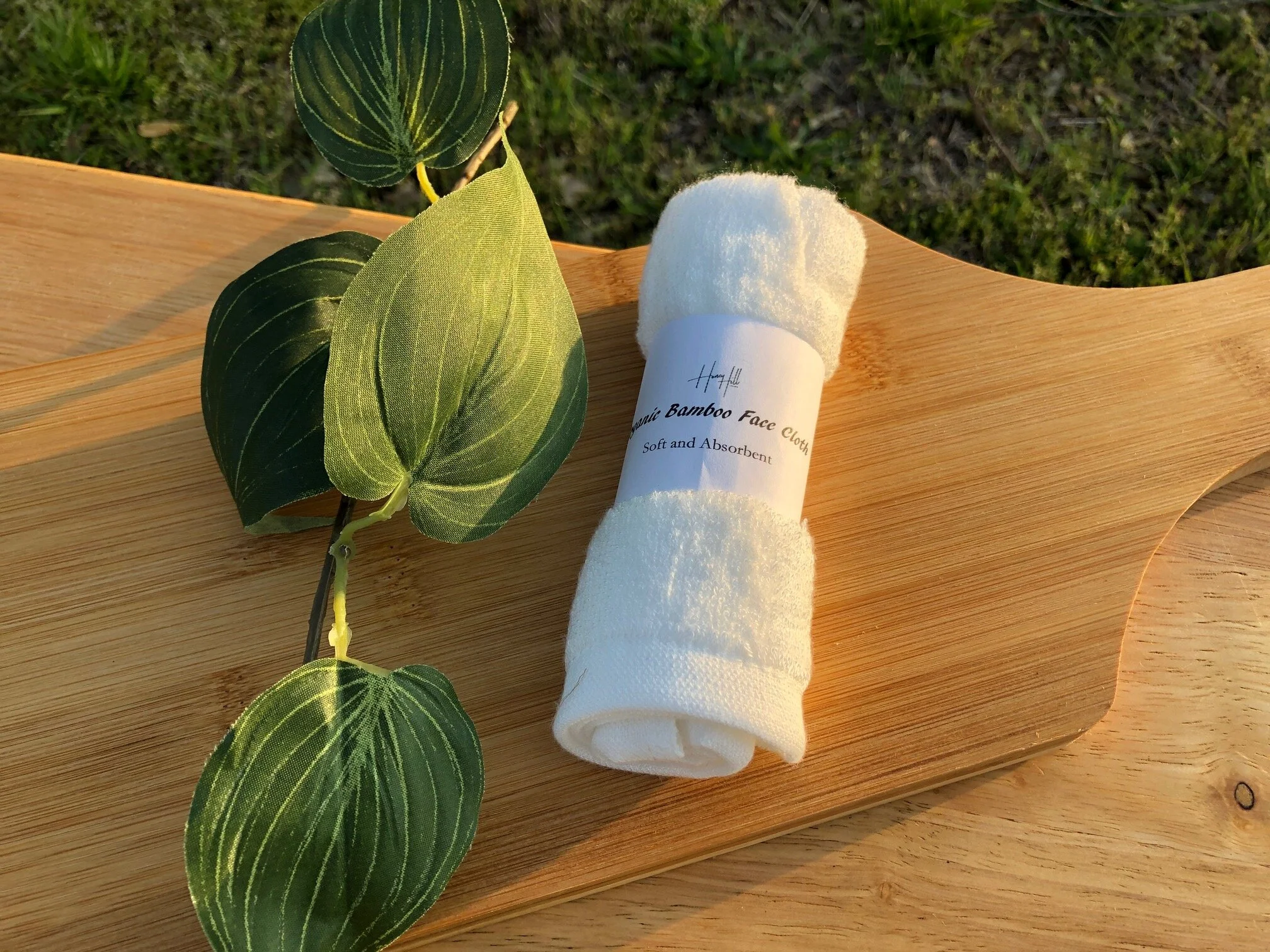 Organic Bamboo Face Cloth — Honey Hill Naturals, LLC l Laura B. Hill