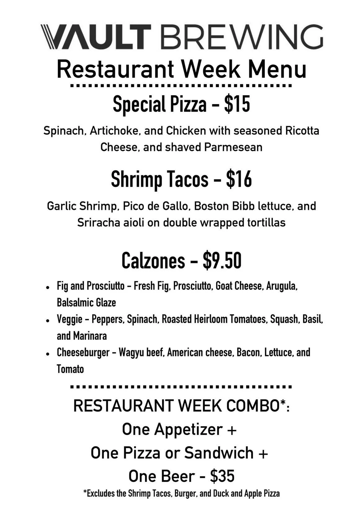 Yardley Restaurant Week Menus 2022 — Experience Yardley