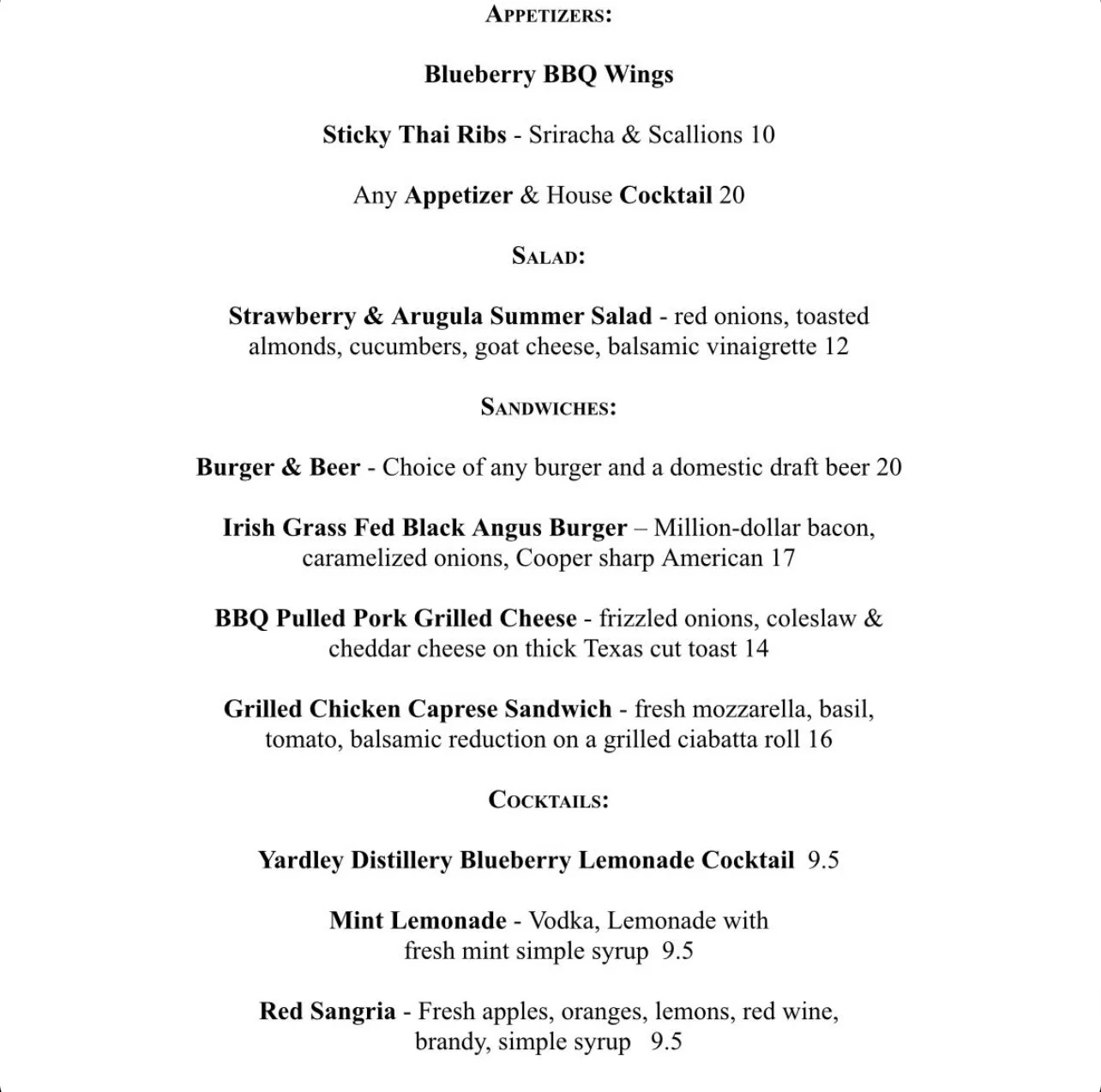 Yardley Restaurant Week Menus 2022 — Experience Yardley