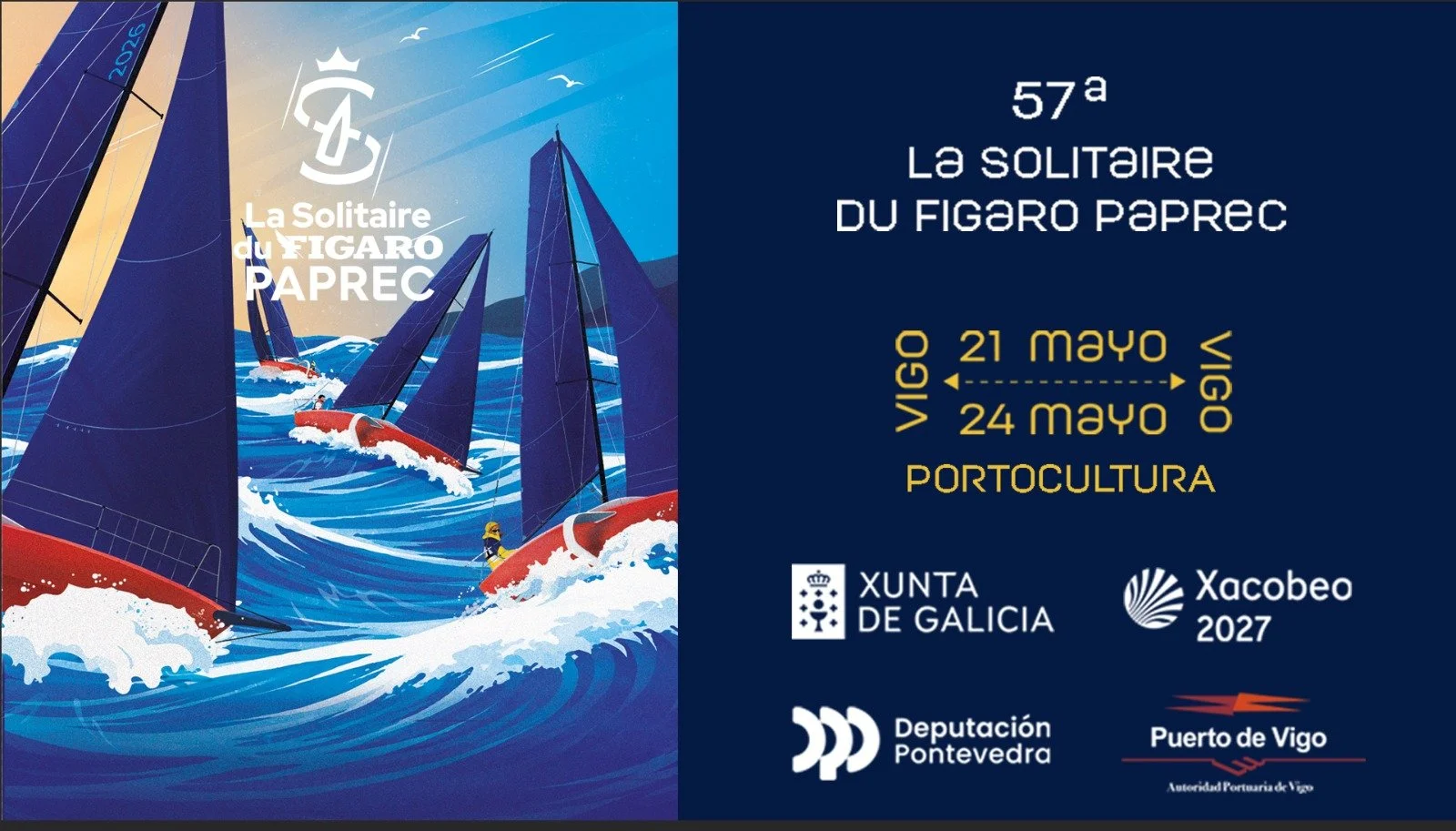 La 57ª edición de la “Solitaire du Fígaro Paprec” vuelve a recalar en Vigo
