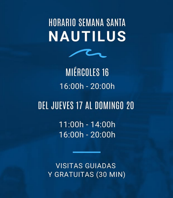  Durante la semana Santa abriremos en el siguiente horario:   - Miércoles 16 abril: de 16 a 20h    - Jueves, viernes, sábado y domingo: de 111 a 14h y de 16 a 20h.     Visitas guiadas y gratuitas.  ¡Os esperamos! 