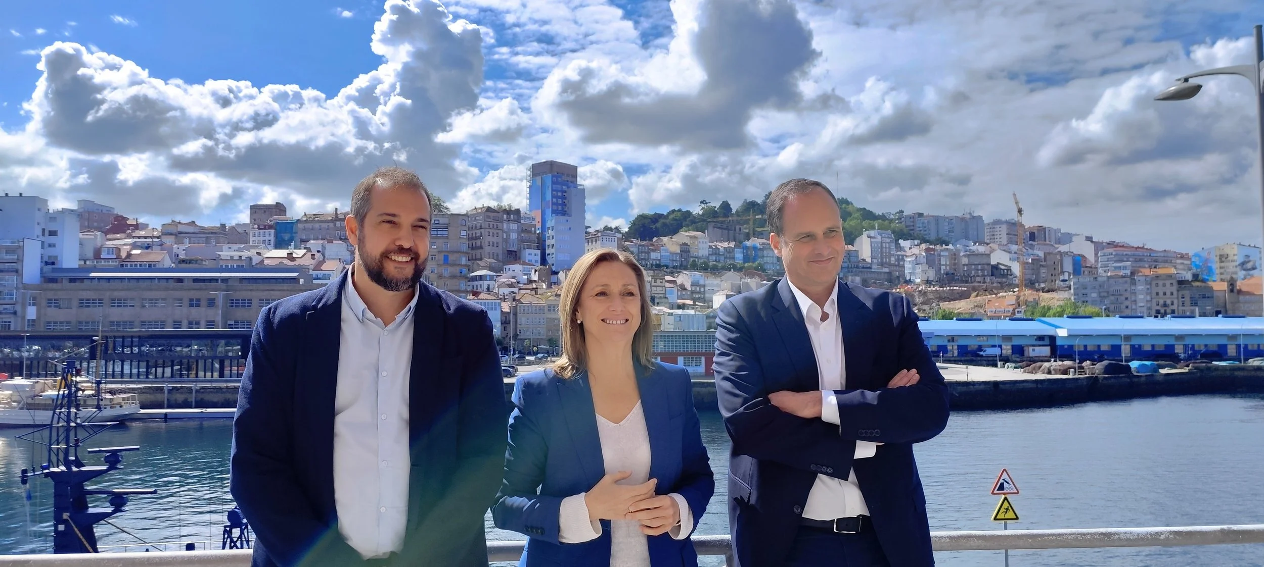 Desde la izqda.: Celso González, director de la Fundación Traslatio; Luisa Sánchez y Carlos Botana. © Fundación Traslatio