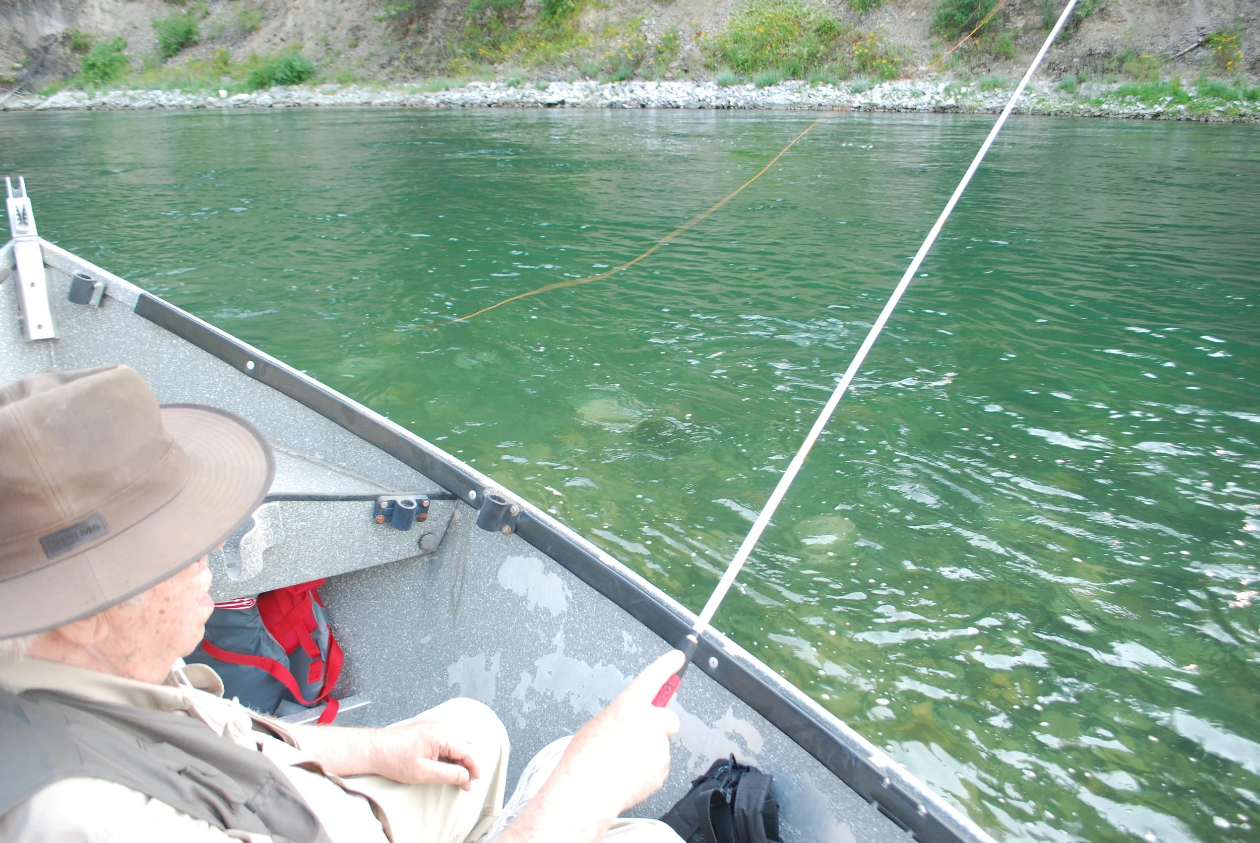 Fishing in plus 90 degrees