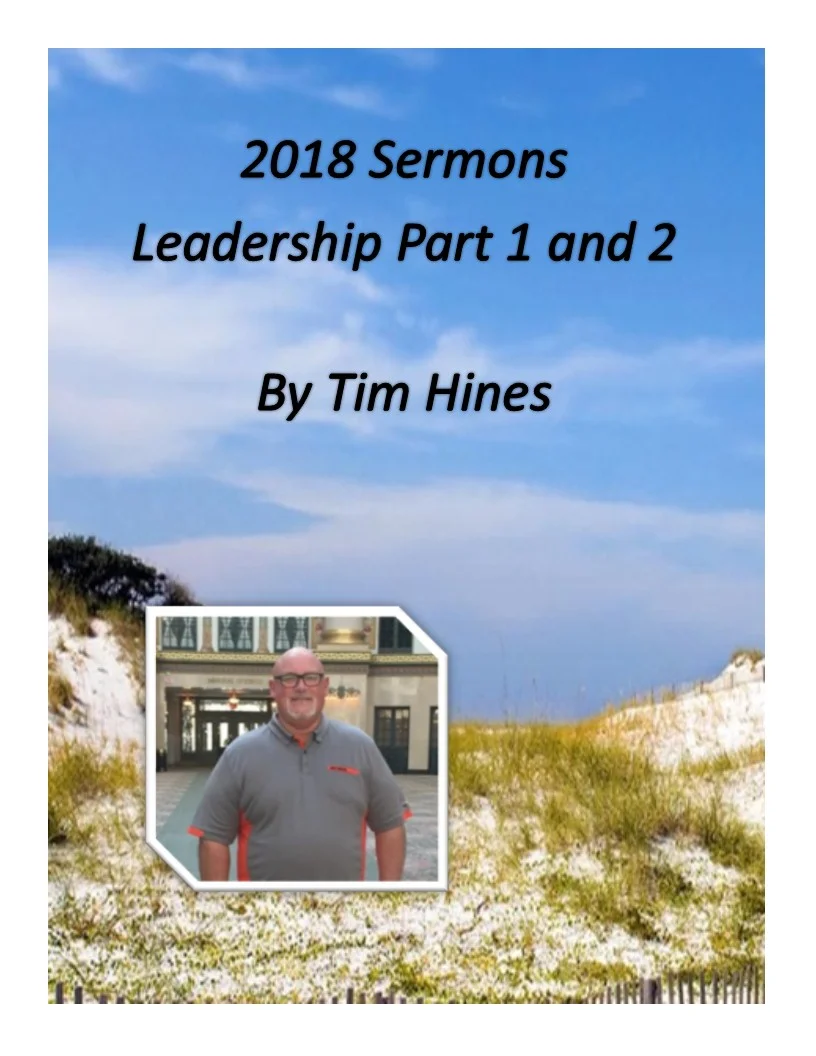 2018 Sermons Leadership By Tim Hines