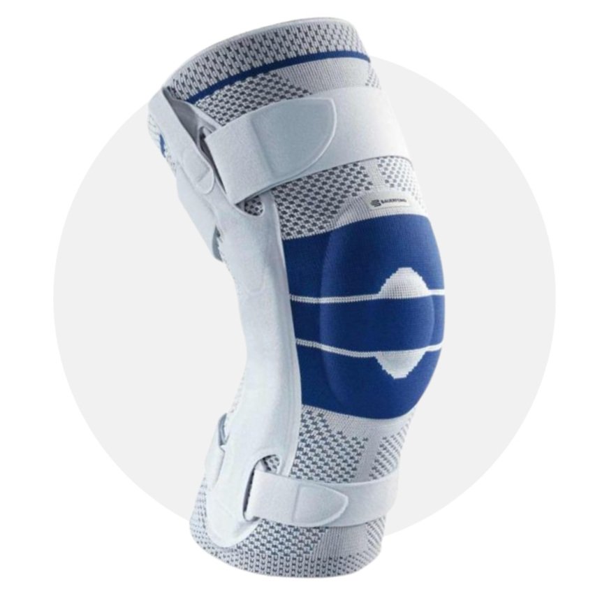 GenuTrain S, knee brace, knee support, stability, pain, swelling, joint  splint, side support