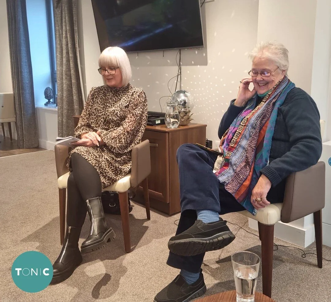 A huge thank you to our legendary special guest @salsanders2003 for coming along to 'Tea with Tonic' at Tonic@Bankhouse yesterday 🥰

It was an engaging, fascinating and inspiring community session, hosted by our lovely Board member, Michelle Davies 