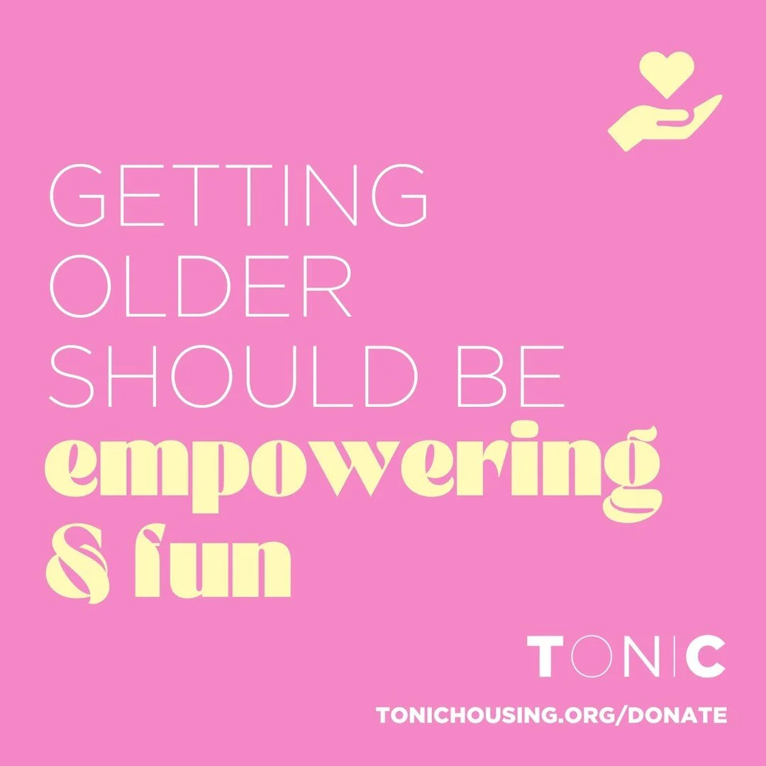 #give the gift of empowering and fun later living, and consider donating to Tonic 🌈

Our team work hard together with our residents to set up frequent activities, tours and visits which are engaging, fun, LGBT+ affirming and educational for everyone