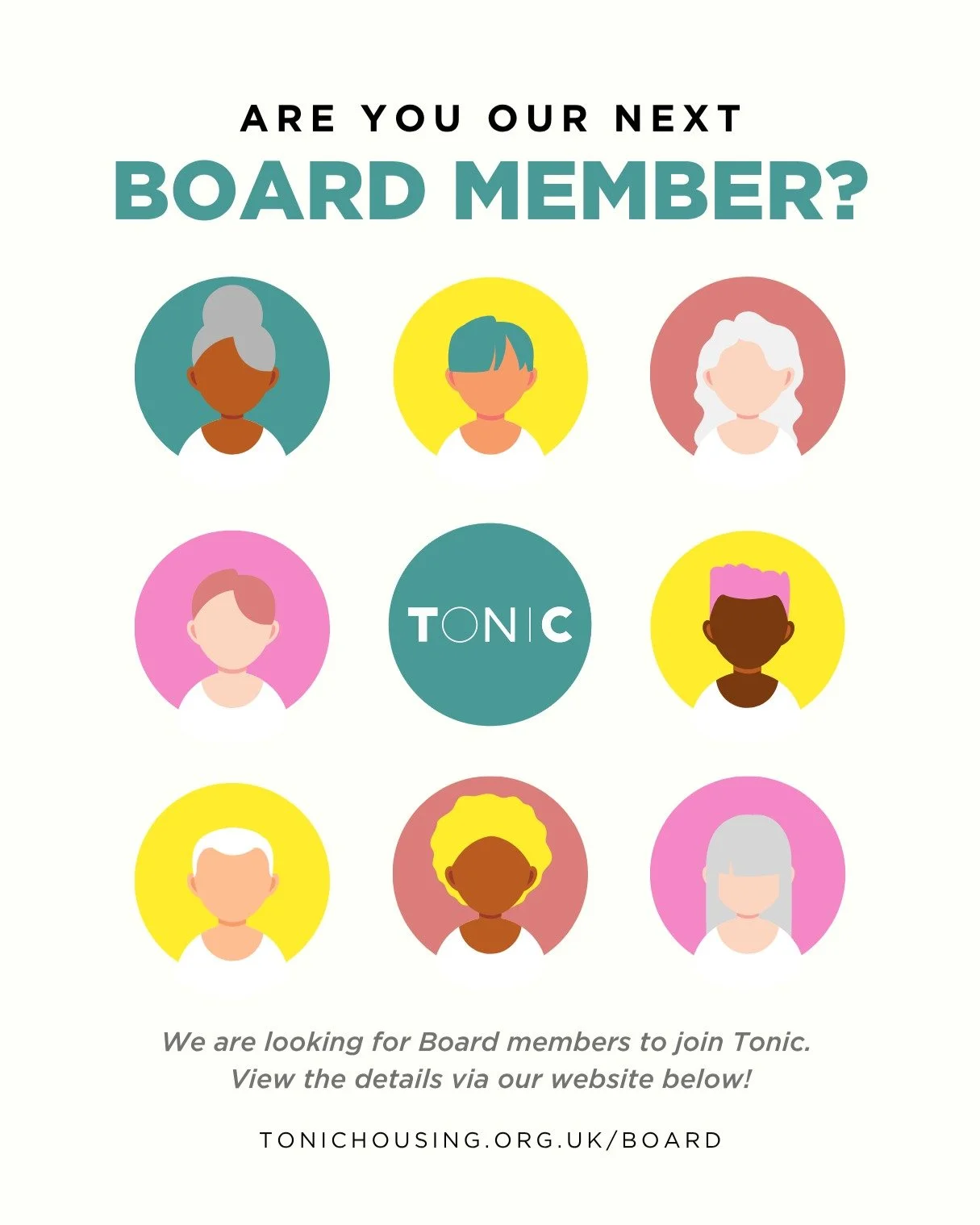 Interested in joining Tonic as a new Board Member at this exciting stage in our evolution? 🏳️&zwj;🌈🏳️&zwj;⚧️

Tonic is committed to building a better future for older LGBTQ+ people. We do it because we believe getting older should be empowering, a