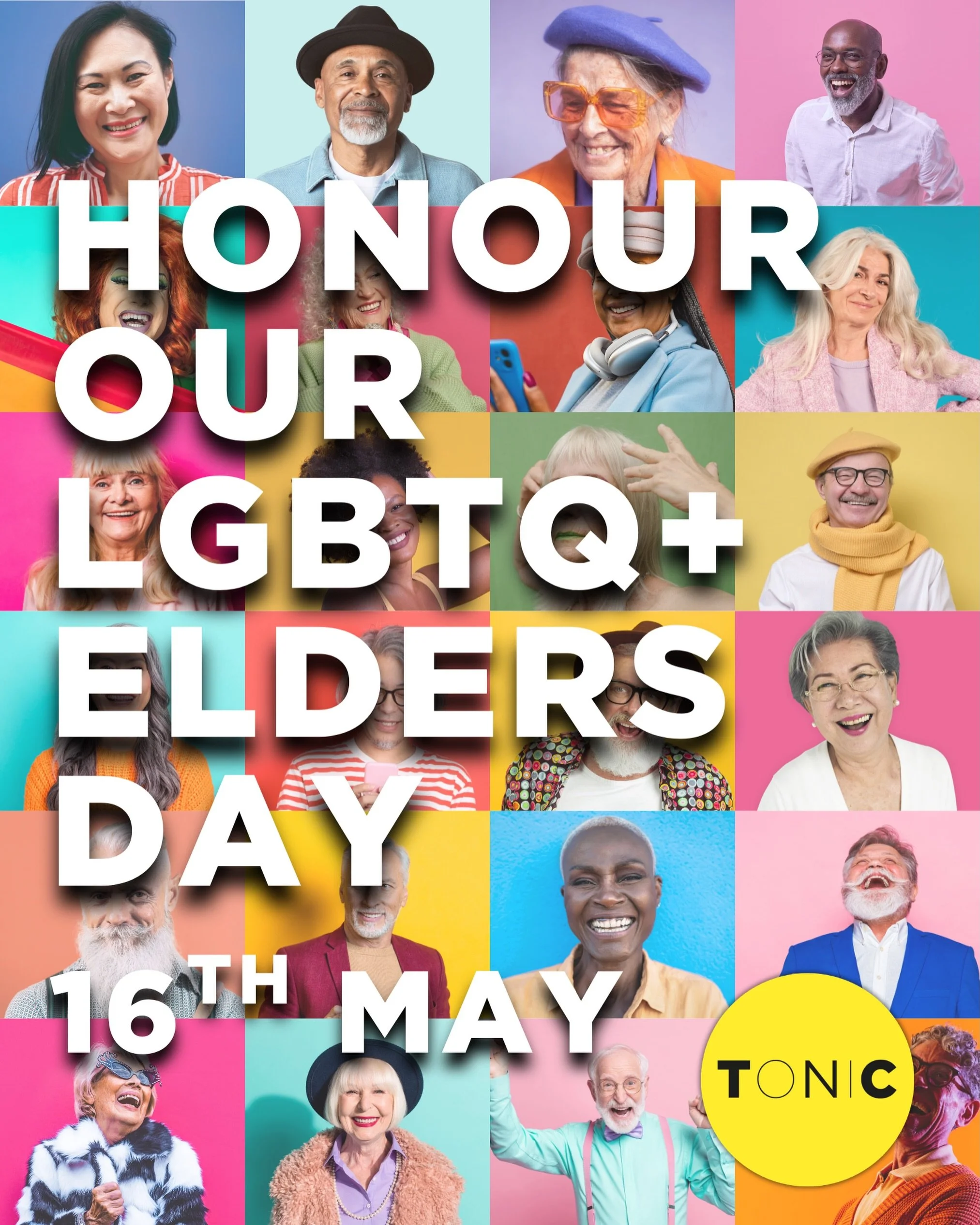 Today is Honour our LGBTQ+ Elders Day 🏳️&zwj;🌈 🏳️&zwj;⚧️

Today we thank and celebrate older LGBTQ+ people&rsquo;s contribution to the community and culture, their courage, determination and passion 💛
We realise what we wouldn&rsquo;t have if it 