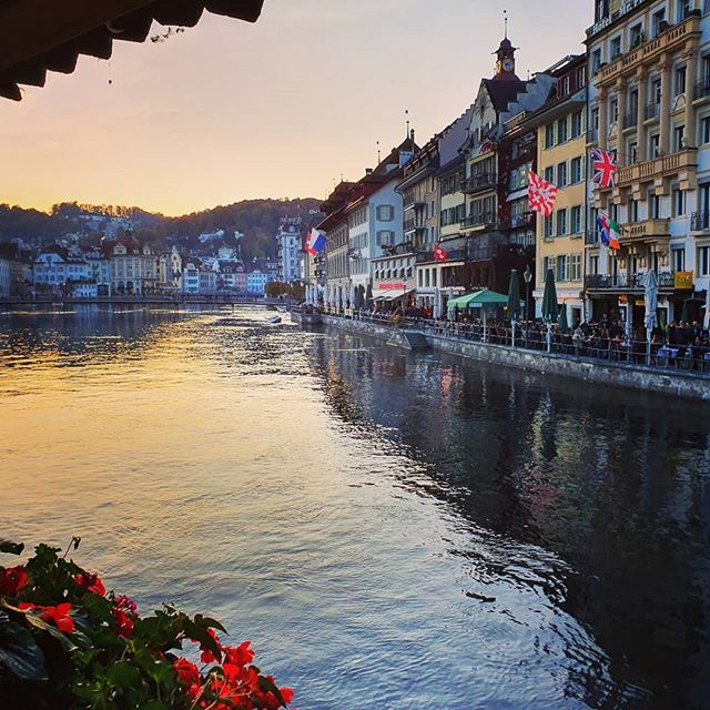 Really enjoyed walking through the beautiful city of #lucerne. #cityscape