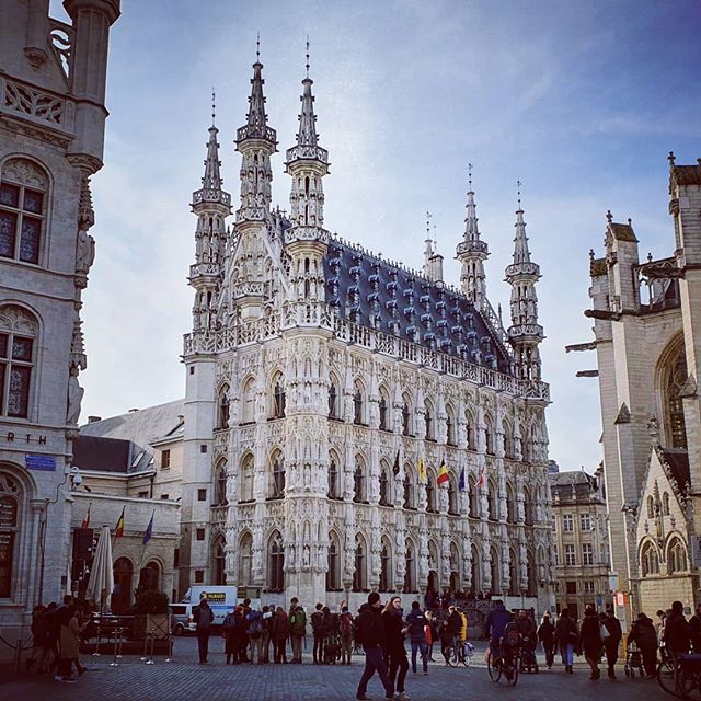 The amazingly beautiful #cityhall in #leuven #belgium