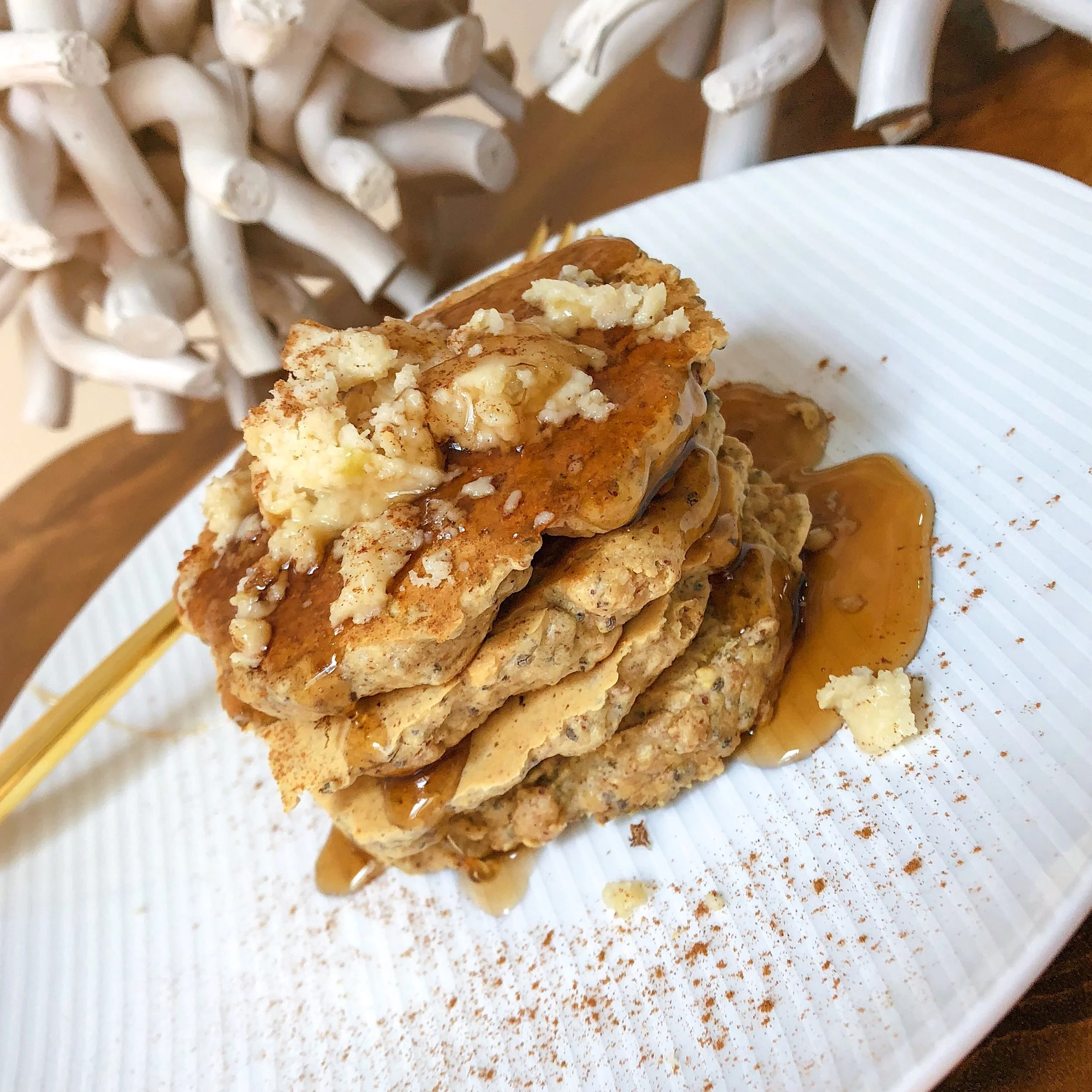 Almond Butter Keto Pancakes 