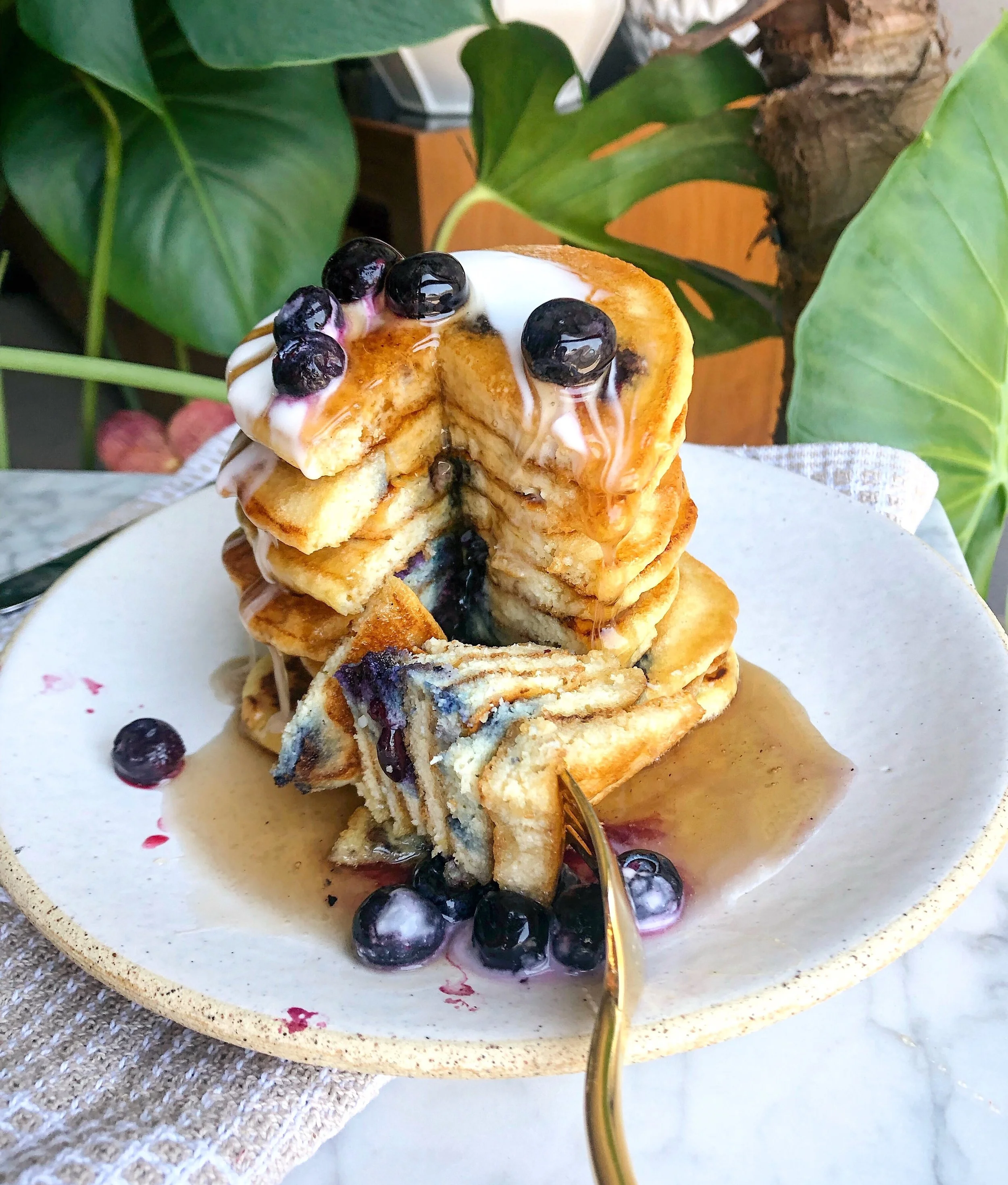 Easy Fluffy Almond Flour Pancakes 