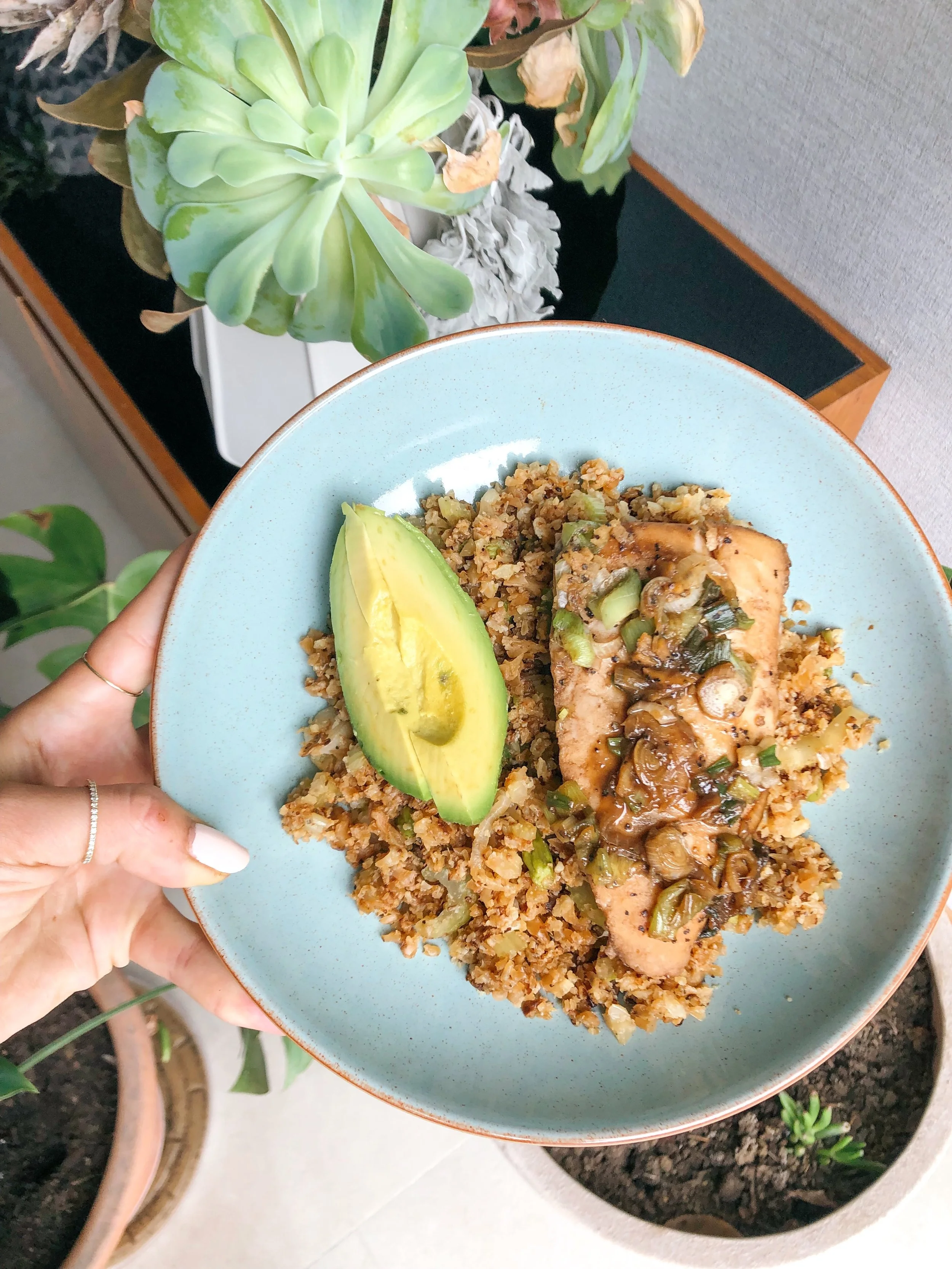 Blackened Ginger Glazed Fish Filets