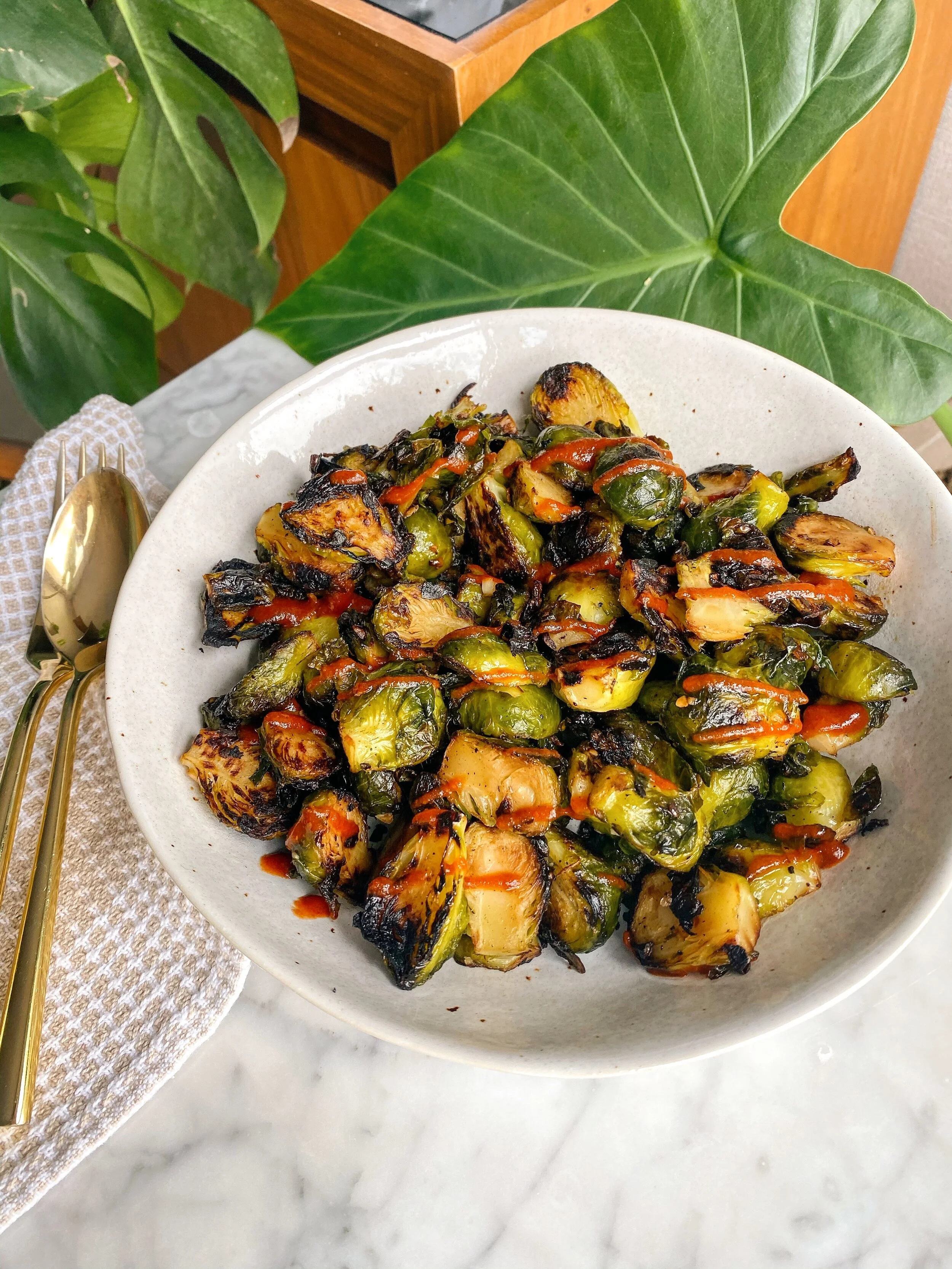 Sriracha Brussels Sprouts