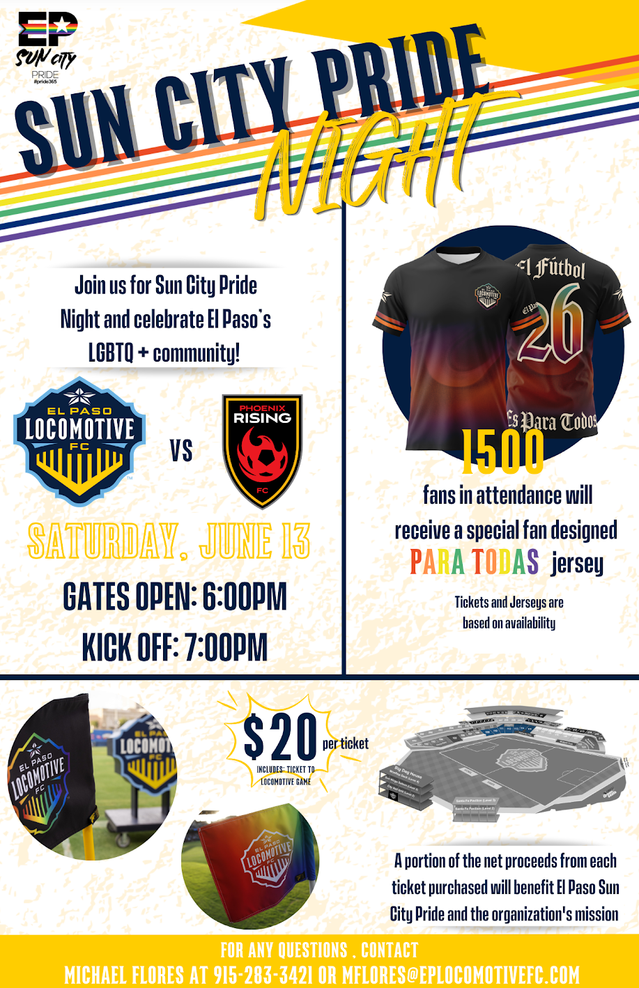 Pride Night with the El Paso Locomotives