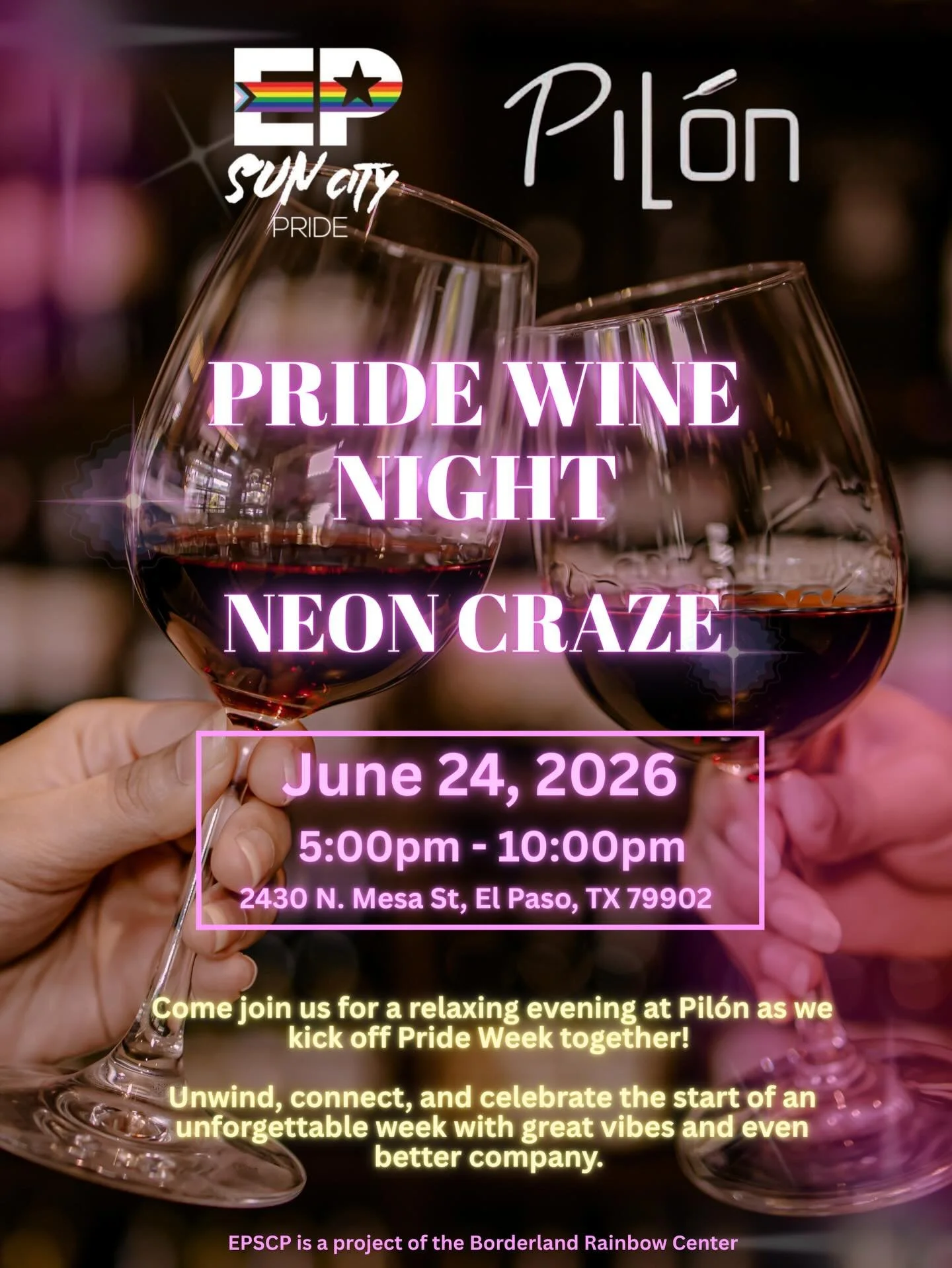 PRIDE WINE NIGHT: NEON CRAZE