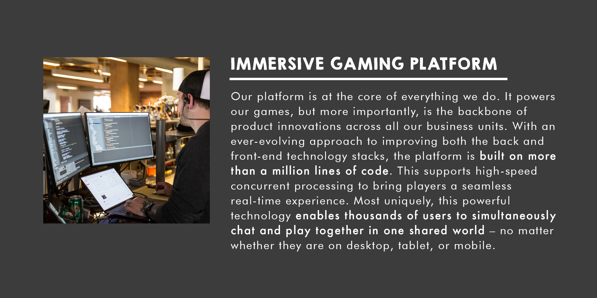 Immersive Gaming Platform