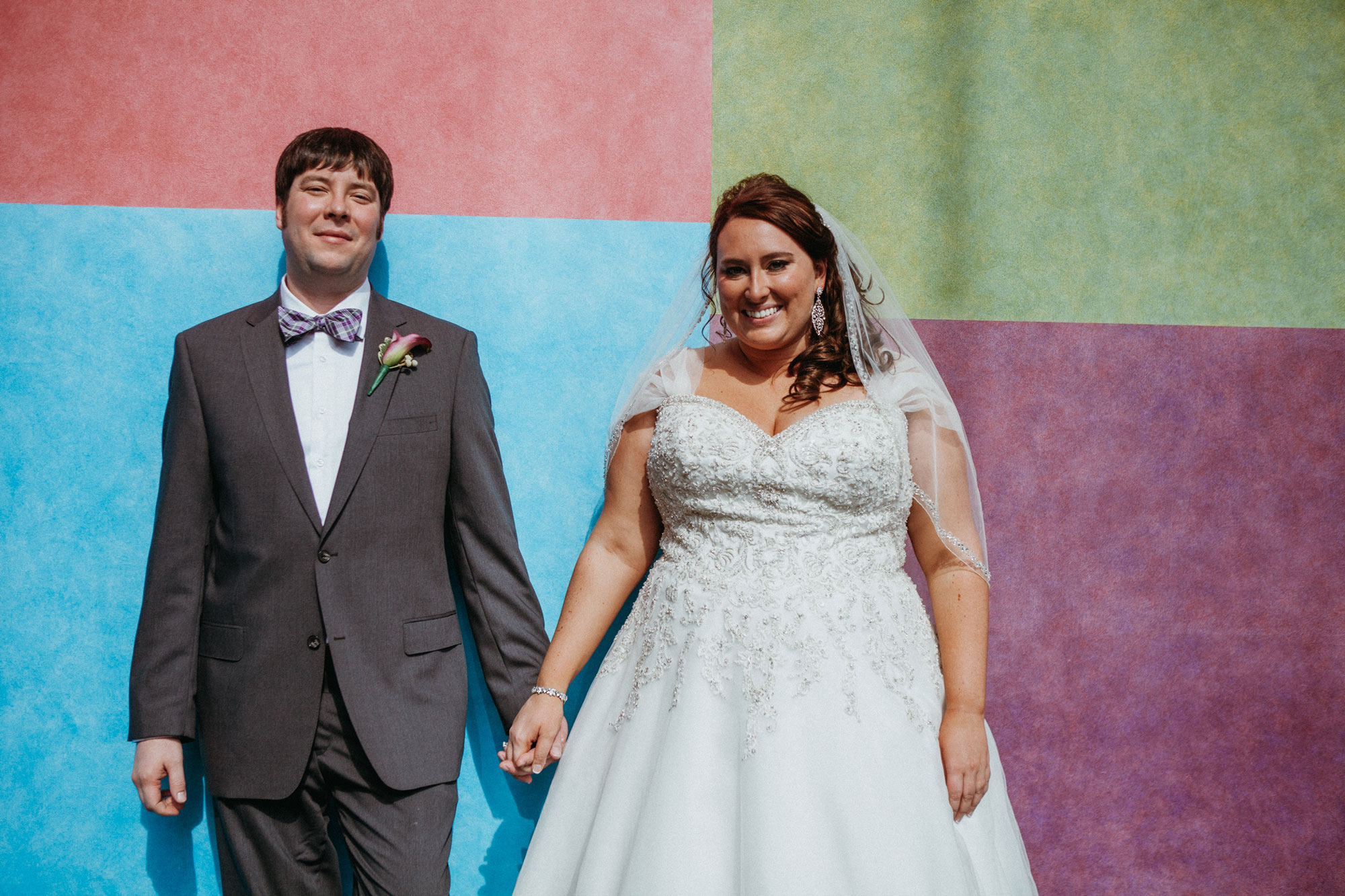 portraits of a couple at the Carnegie Museum of Natural History