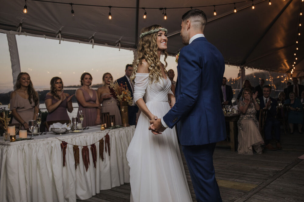 first dance for the bride and groom