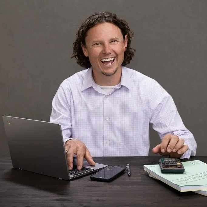 Personal branding photo of male entrepreneur in Boise business studio