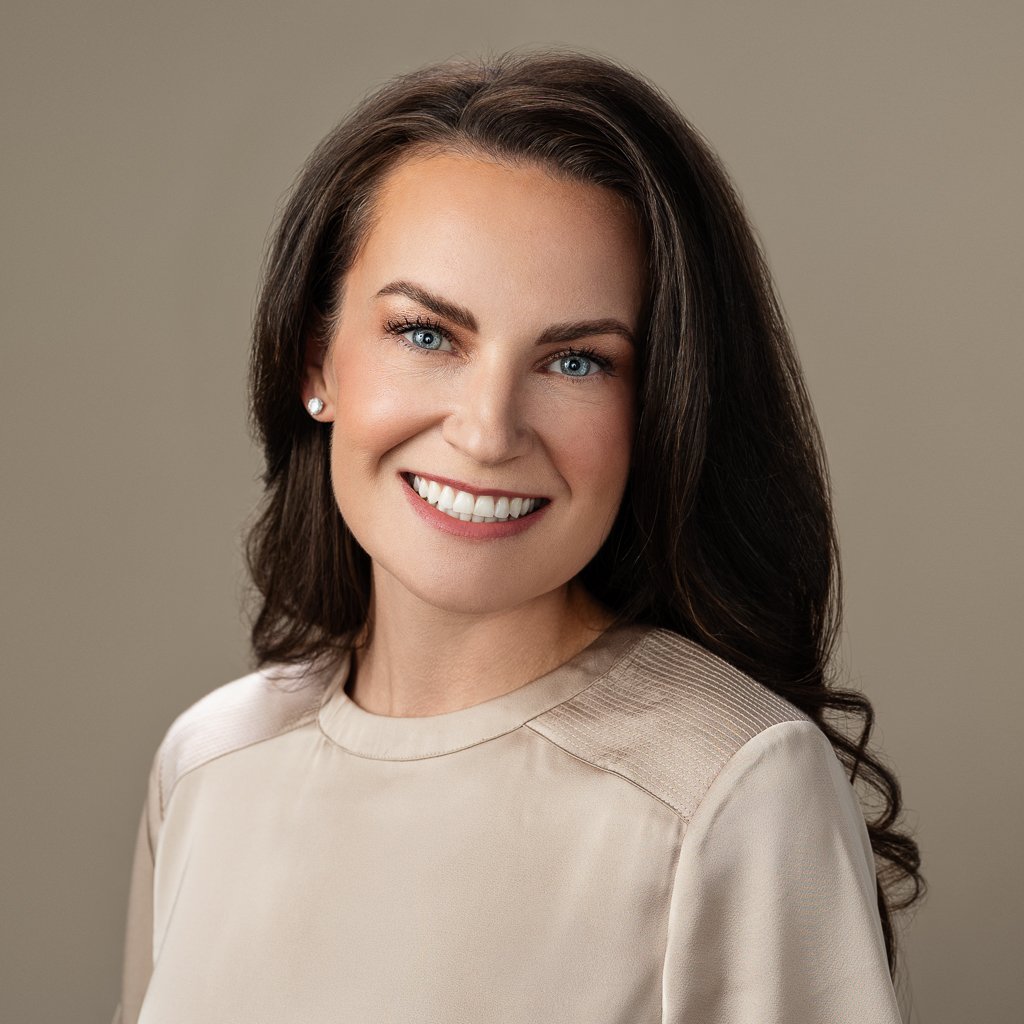 Headshot client photographed during a studio headshot session in Boise, Idaho