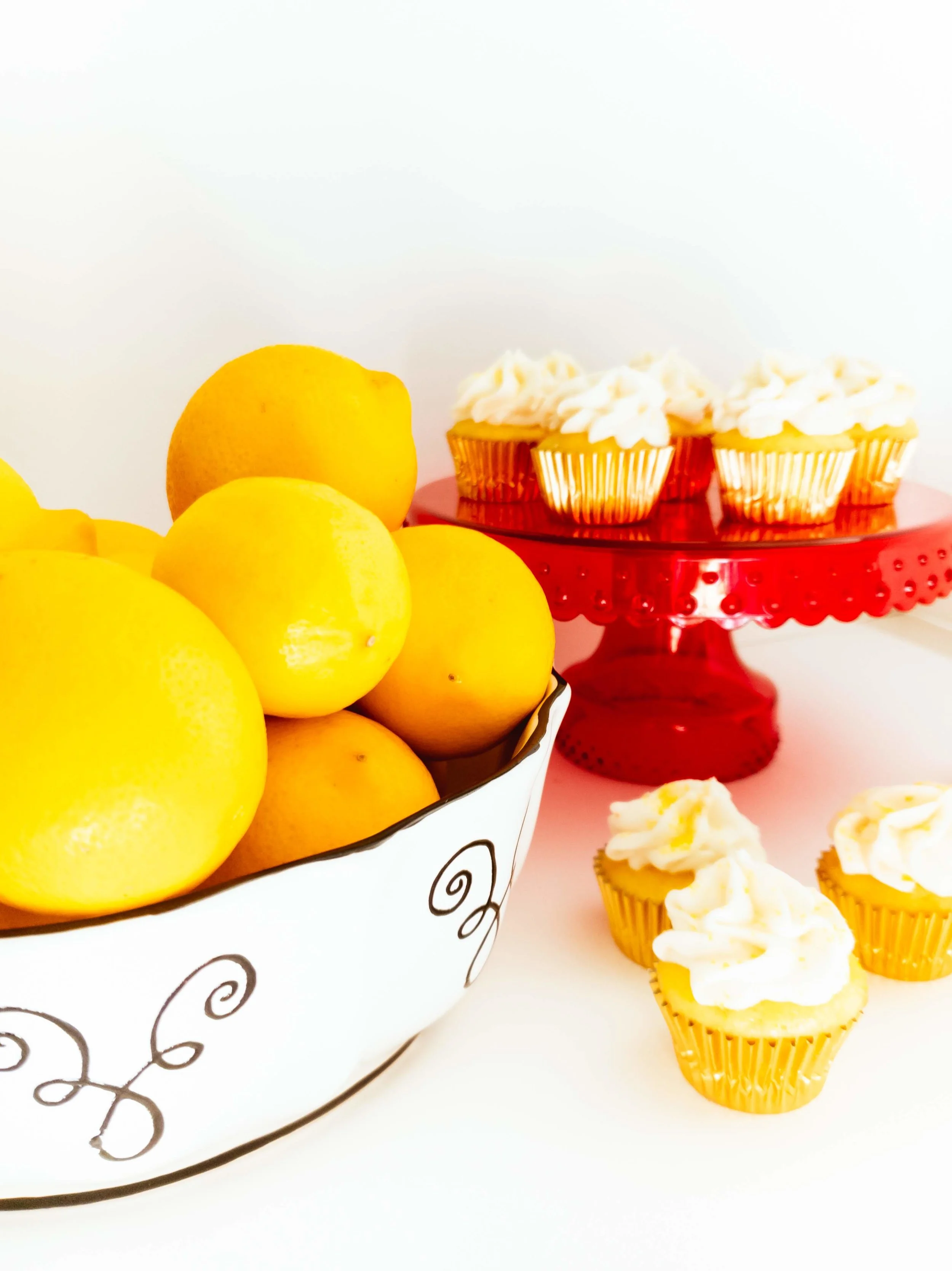 Mini Lemon Cupcakes