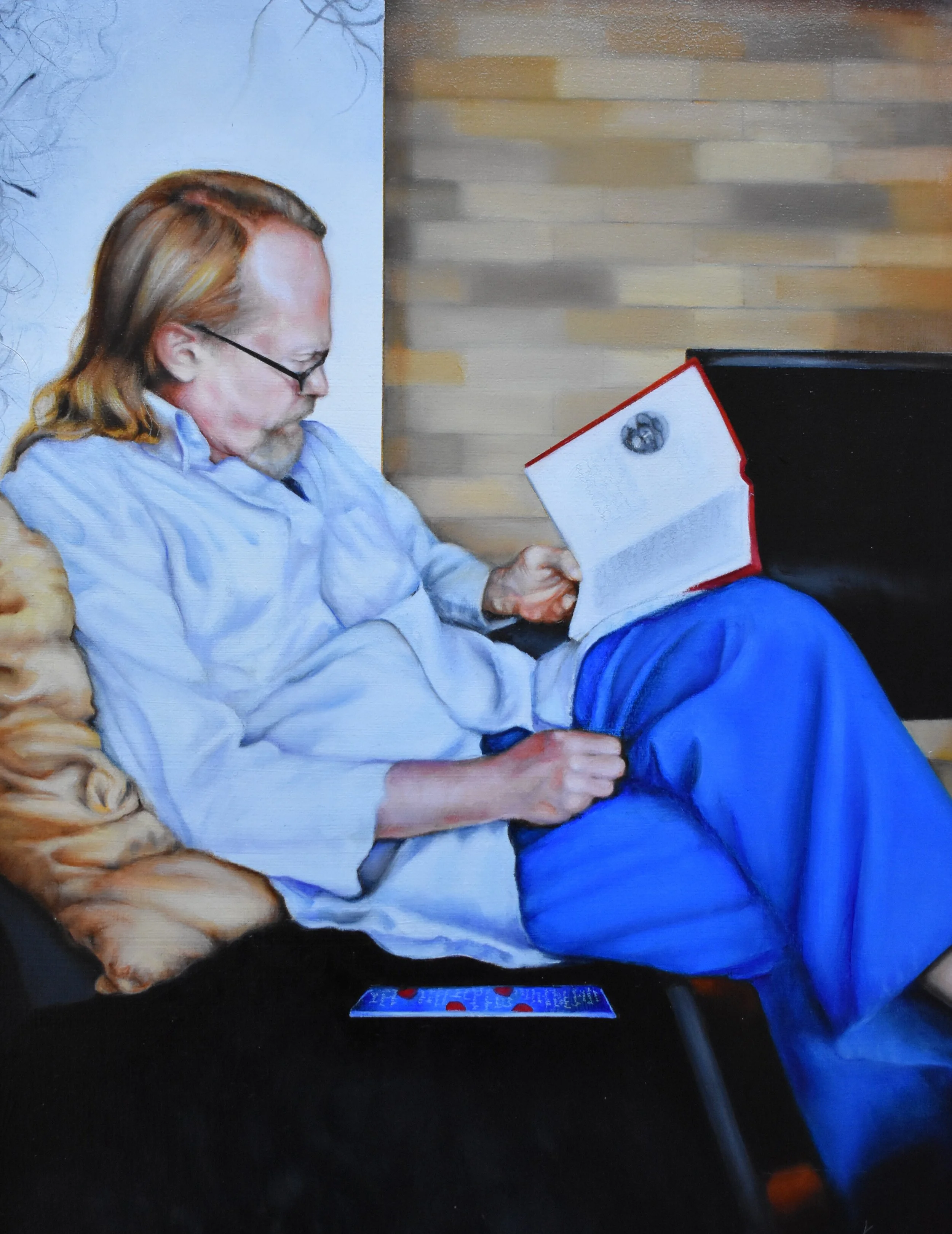   Scott Reading  (2020) Water based oil on panel 18” X 14”  