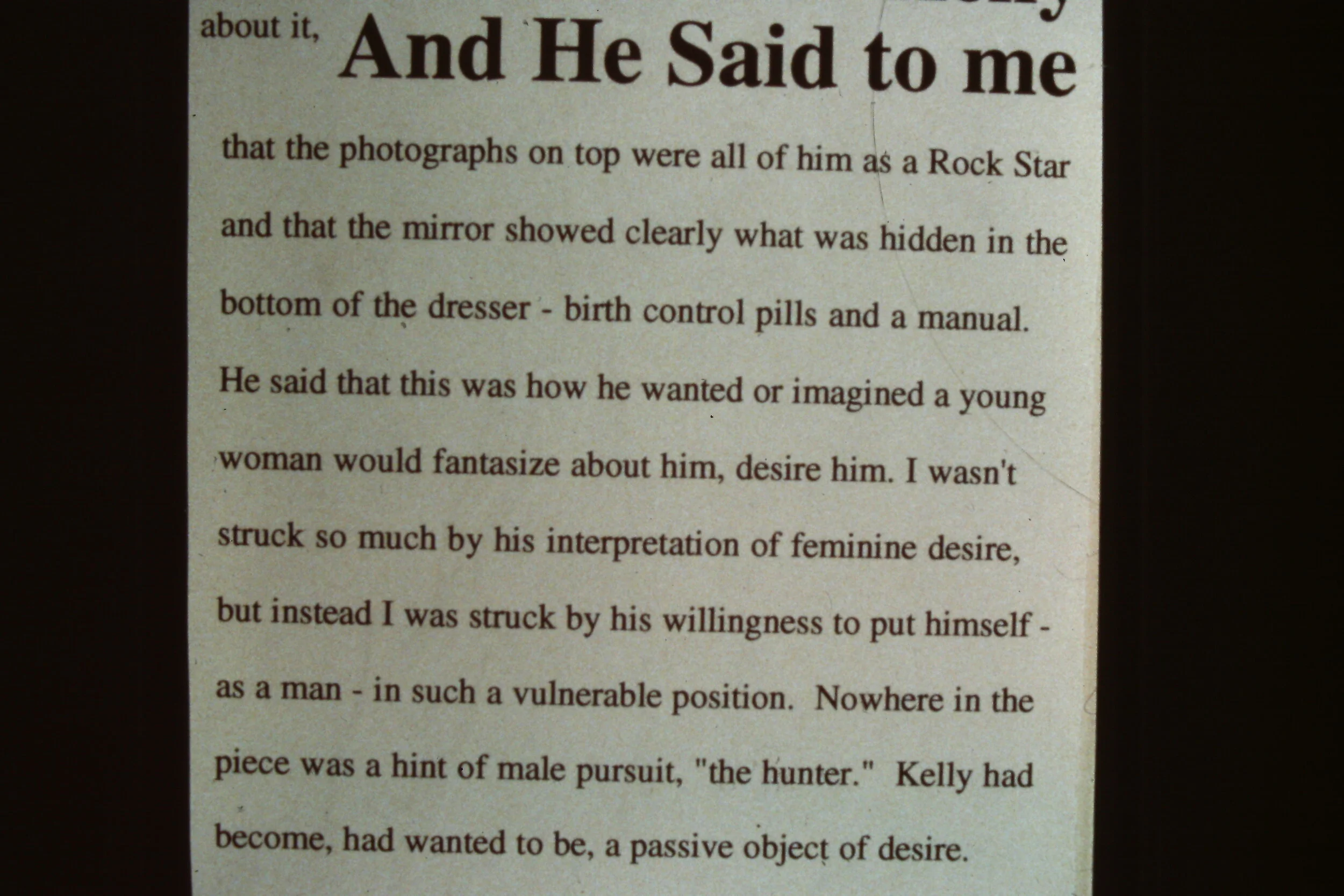 Quicksilver He said to me.JPG