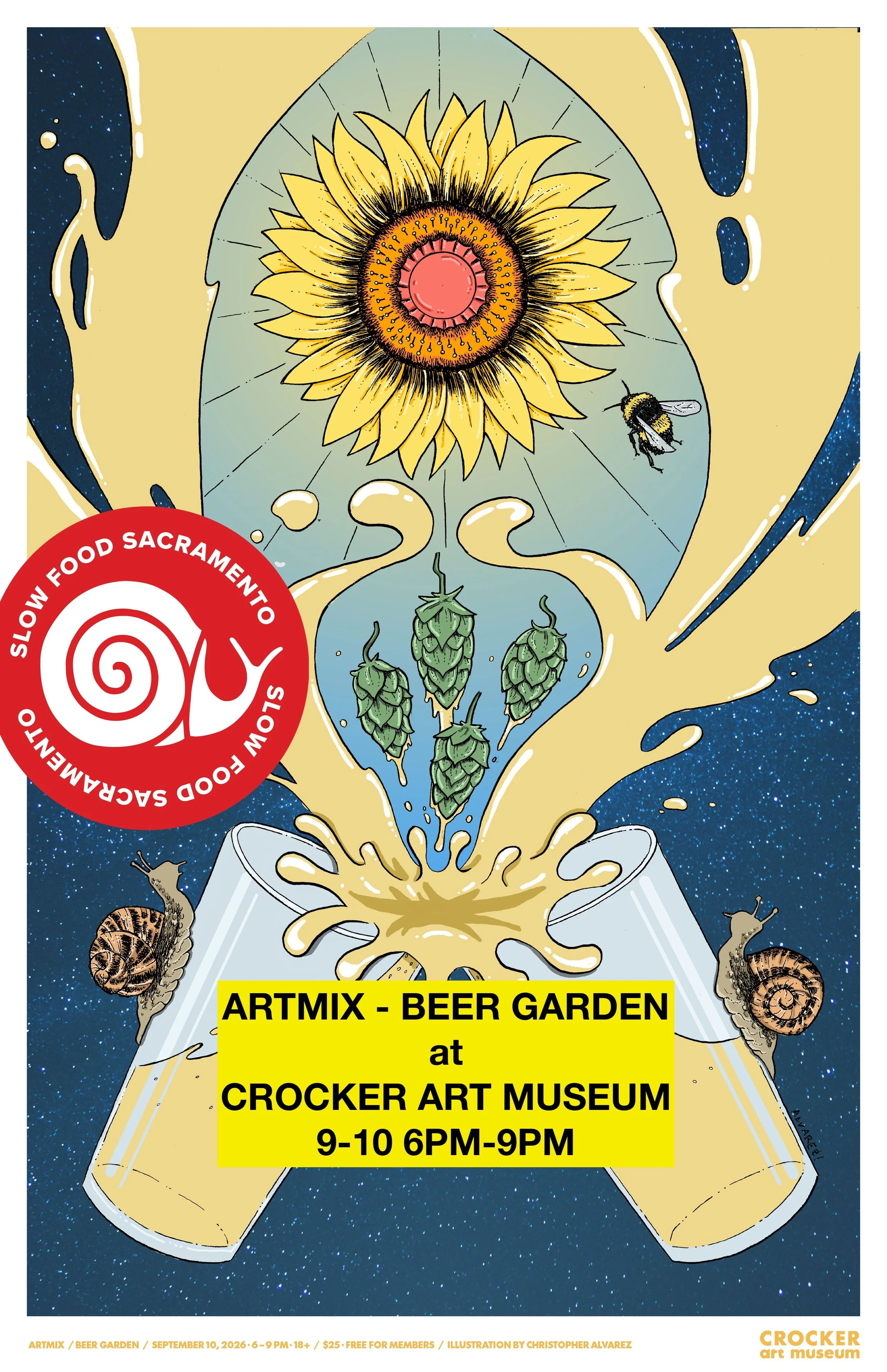 Slow Food Sacramento is Headed back to the Crocker ARTMIX BEER GARDEN