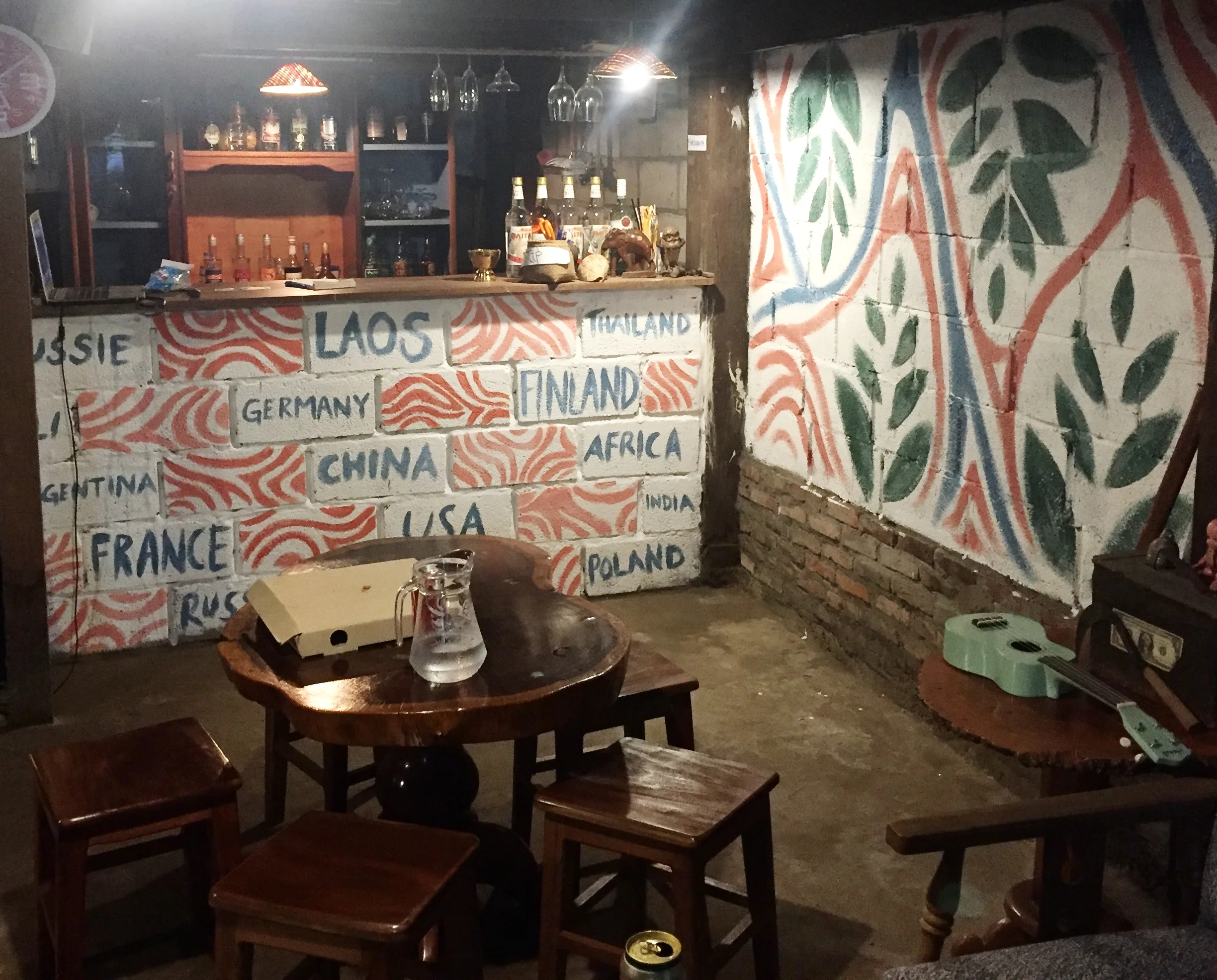 Lao Friend Bar Mural