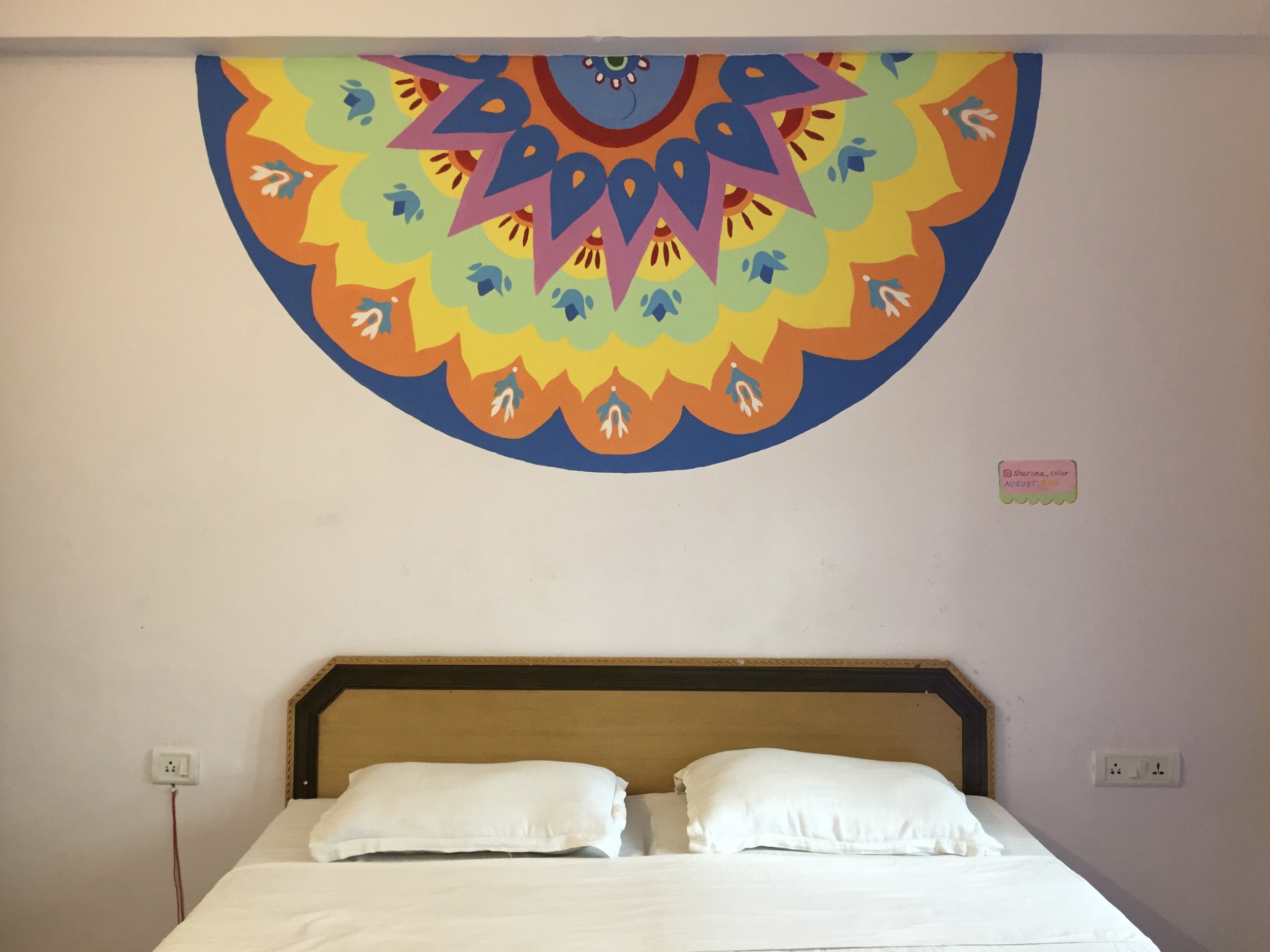 Live Free Hostel Mural