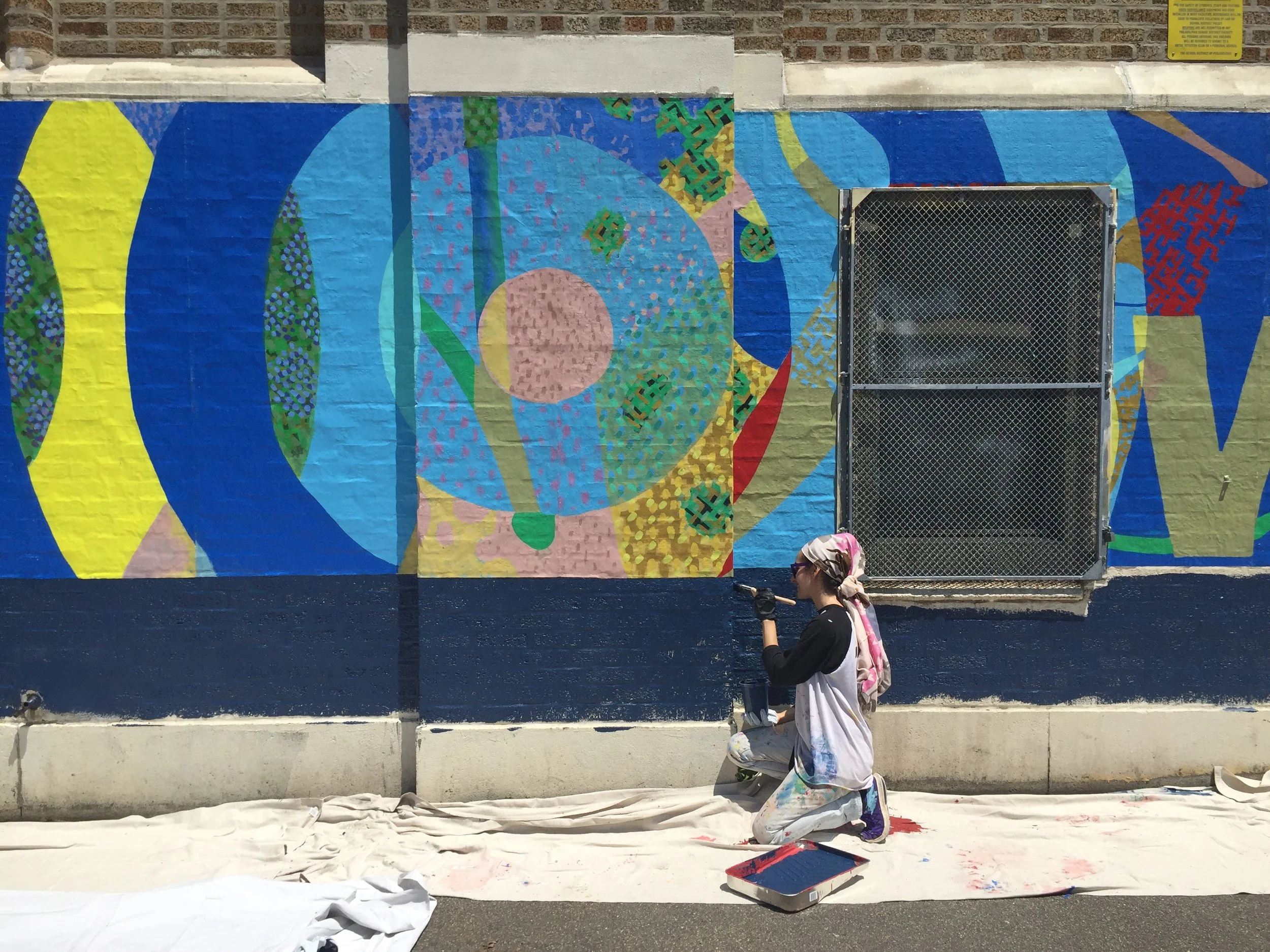 Amber Art + Design Schoolyard Painting