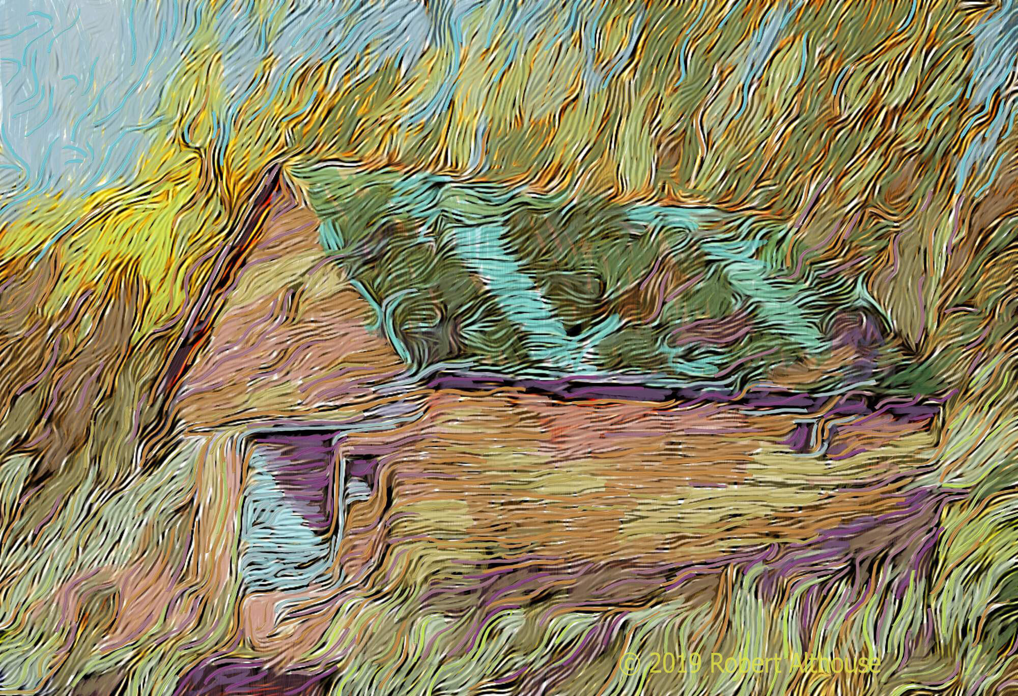 Barn on Fire