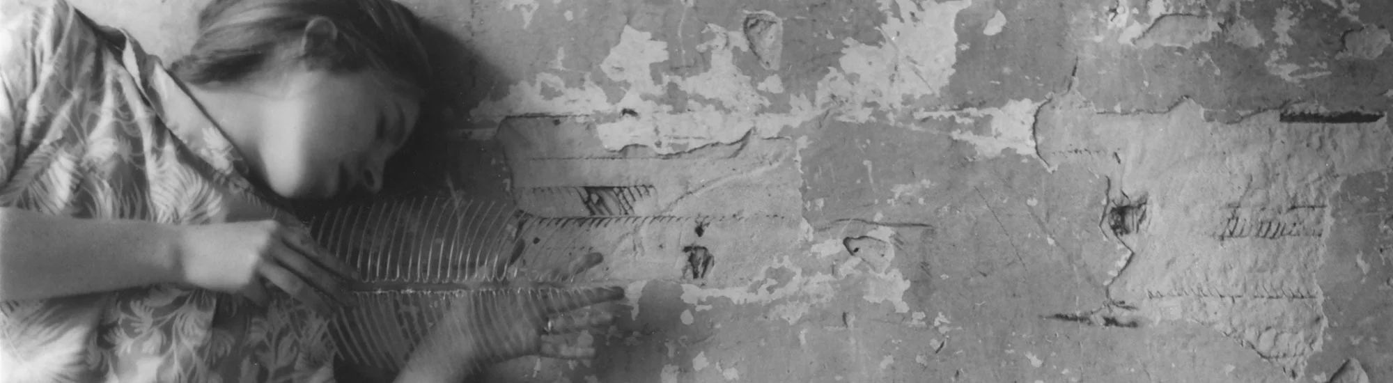 Francesca Woodman (RISD BFA ‘79 Photography), Untitled, New York (detail), 1979, Galerie Hubert Winter, Vienna, Austria, Gelatin silver Estate print, 25.4 × 20.3 cm