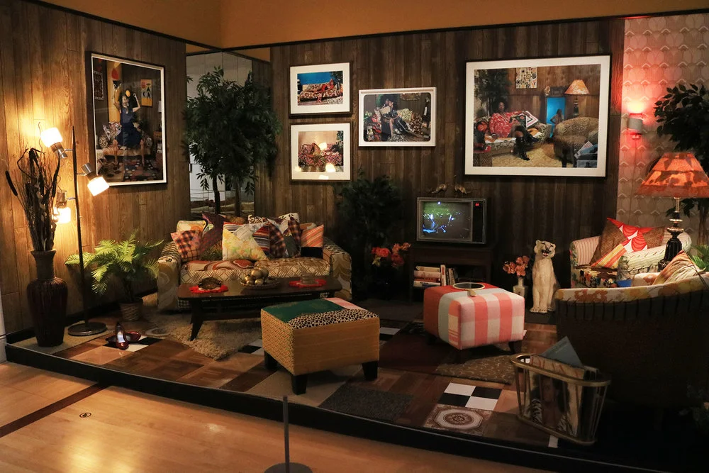 Installation view of Mickalene Thomas’s Tableau © Photograph: Yves Jeffcoat