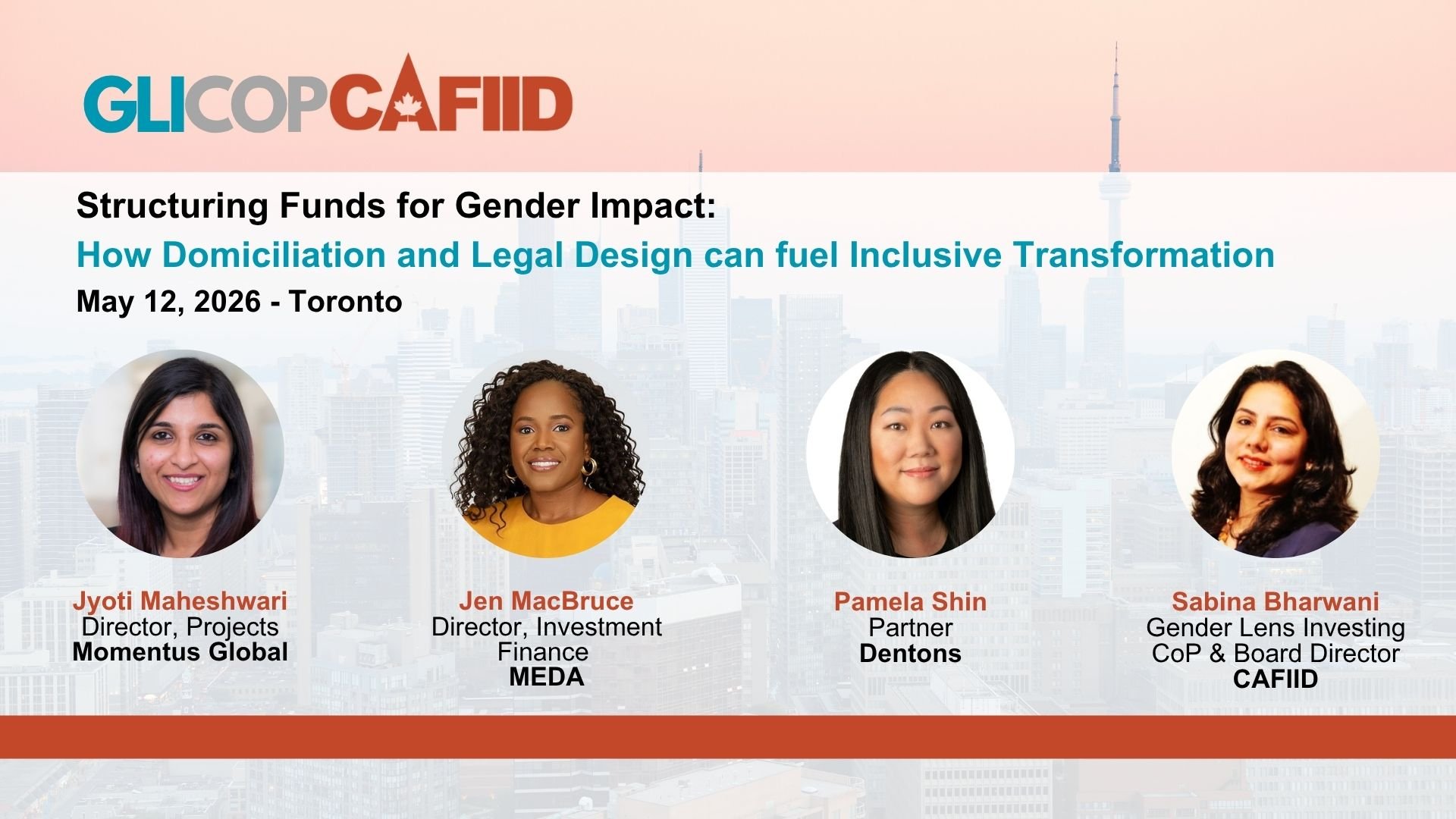 Structuring Funds for Gender Impact: How Domiciliation and Legal Design can fuel Inclusive Transformation (Toronto)