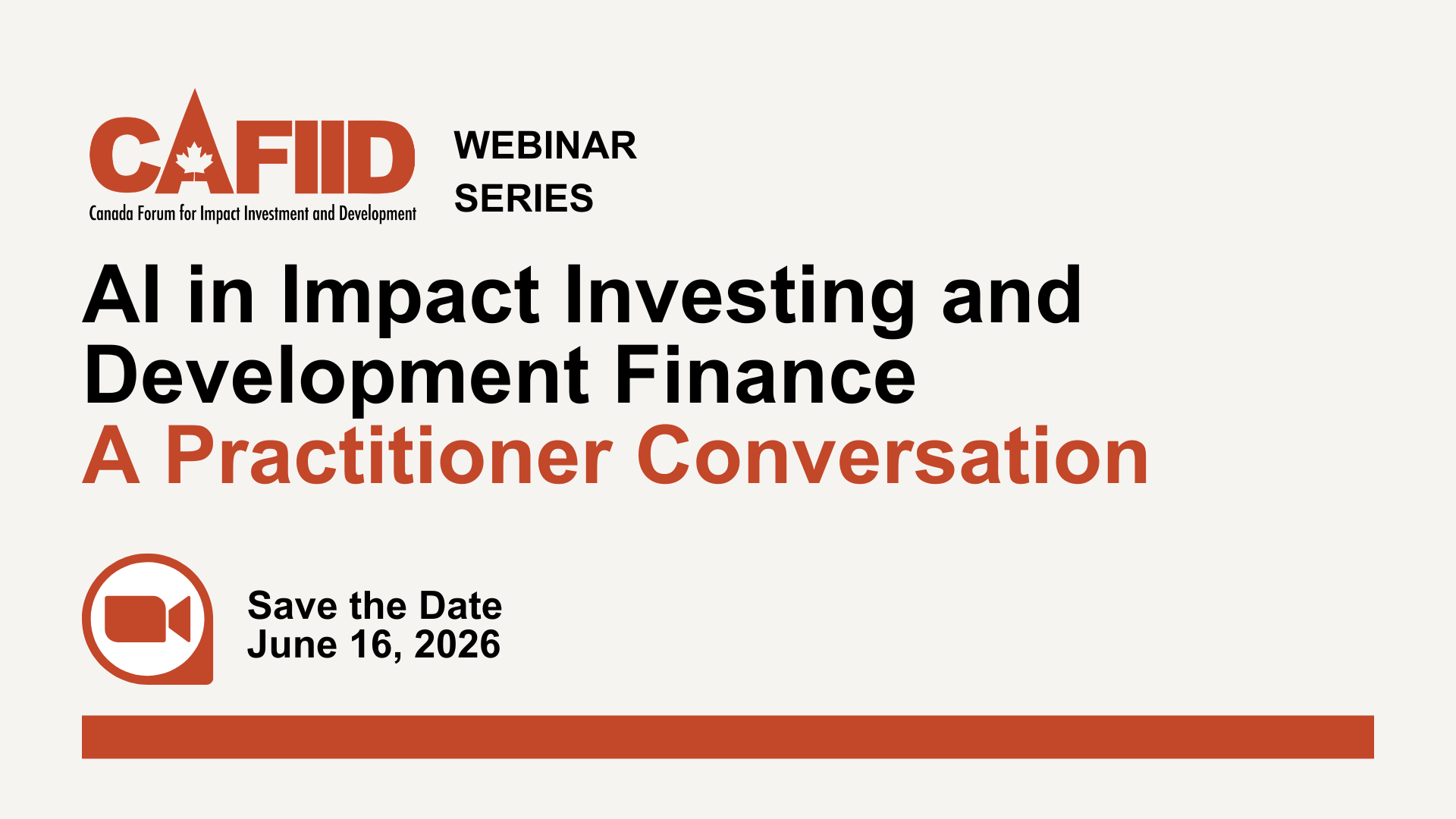 AI in Impact Investing and Development Finance: A Practitioner Conversation