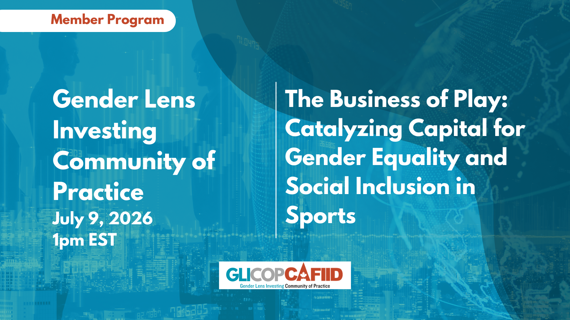 The Business of Play: Catalyzing Capital for Gender Equality and Social Inclusion in Sports