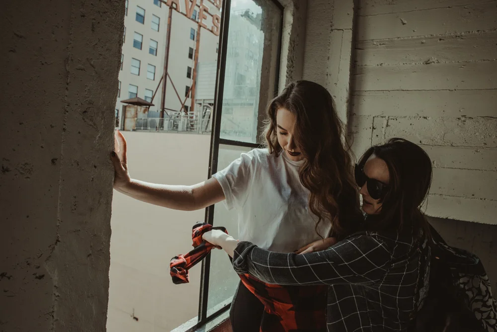 BTS of these babes in action! 