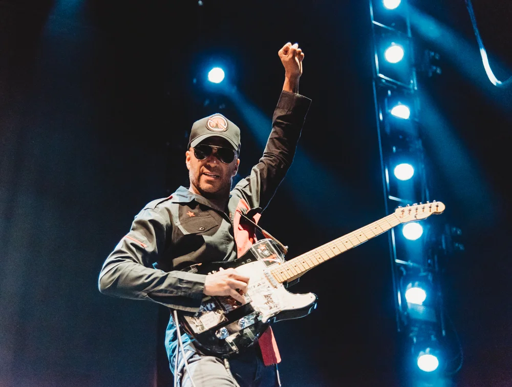 Tom Morello with Prophets of Rage at Ozzfest 2017 
