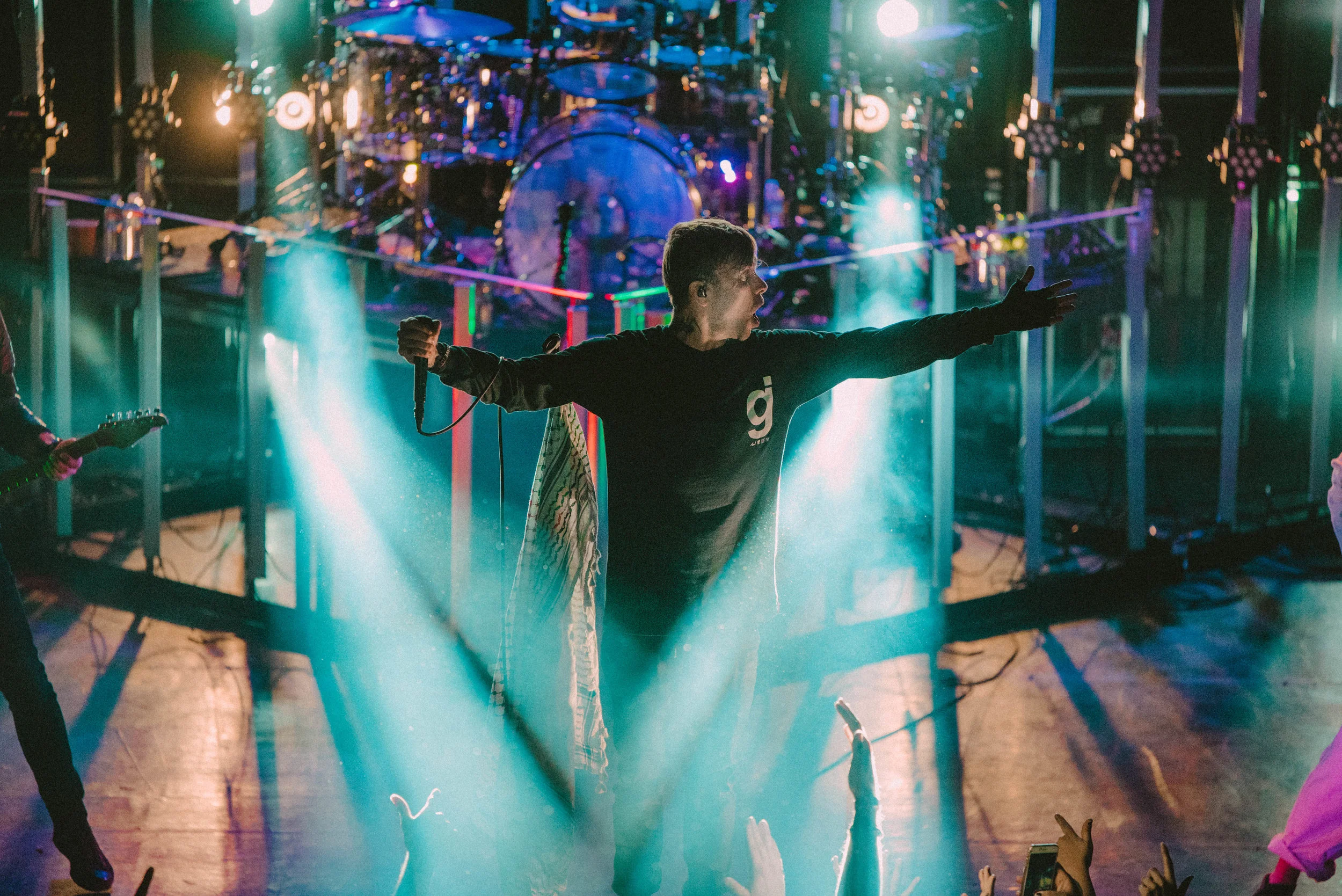 Bert McCracken of The Used at the OC Observatory 2017