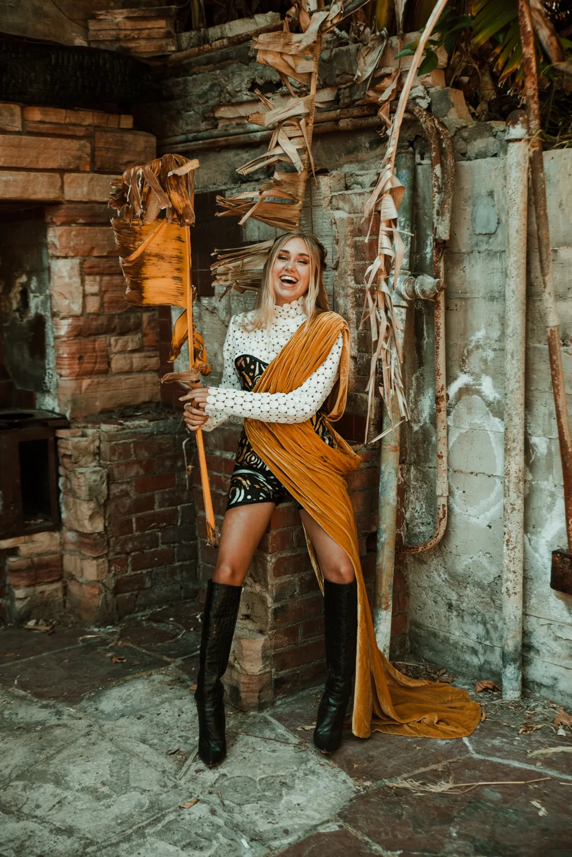 Cheesin' in Outfit 1